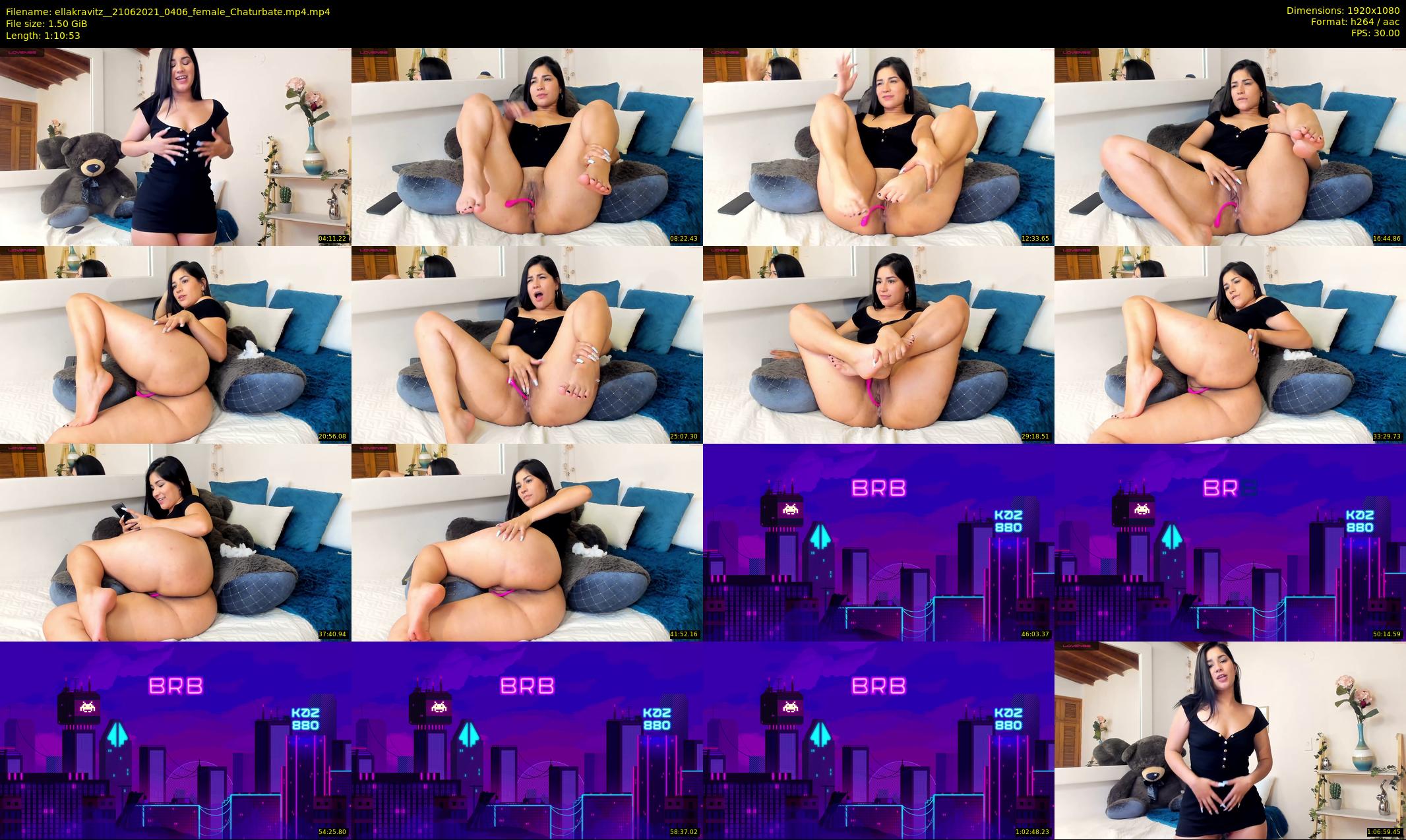 ellakravitz_ — 71 minute Chaturbate female cam show recording, 1080p, Jun 21, 2021