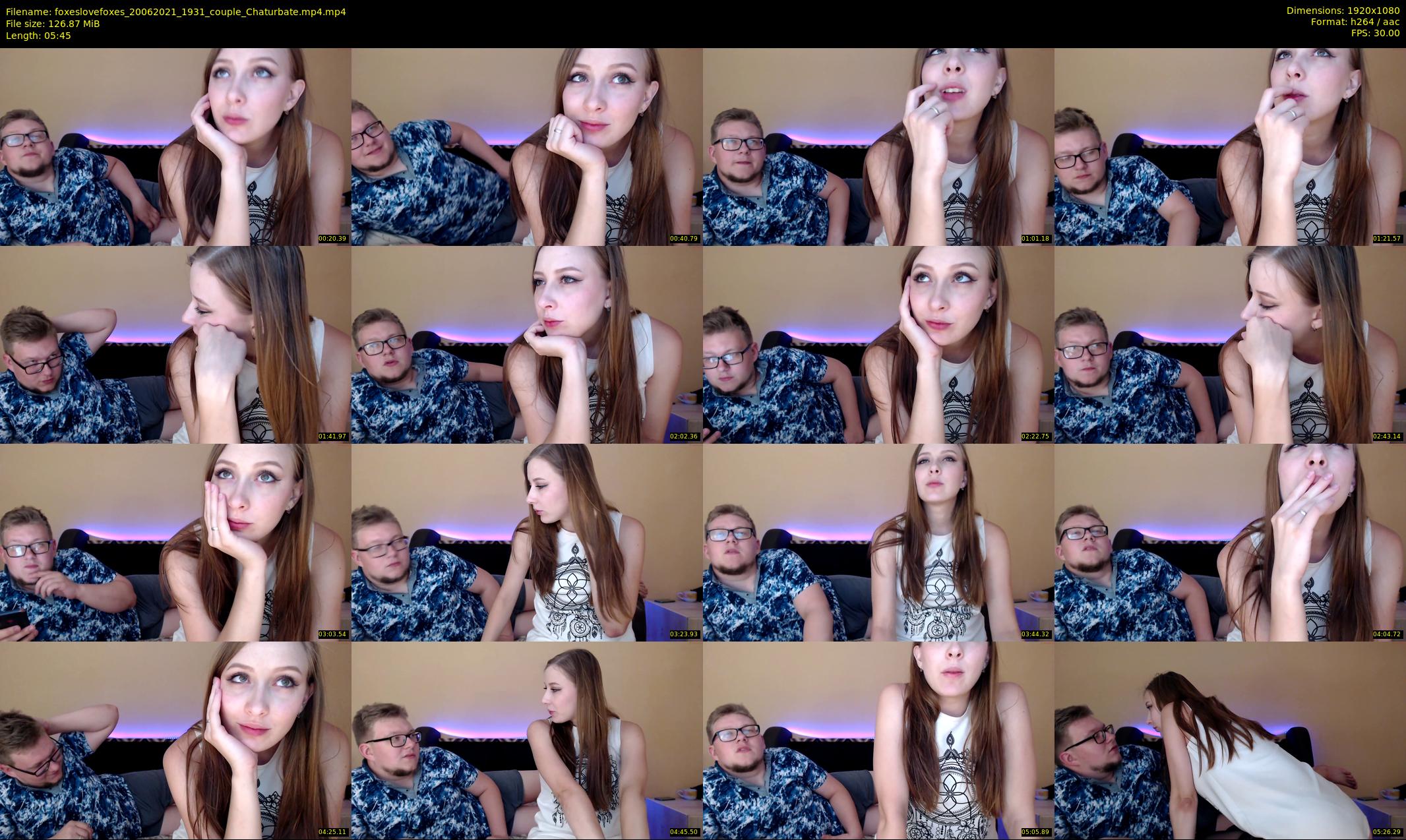 foxeslovefoxes — 6 minute Chaturbate couple cam show recording, 1080p, Jun 20, 2021