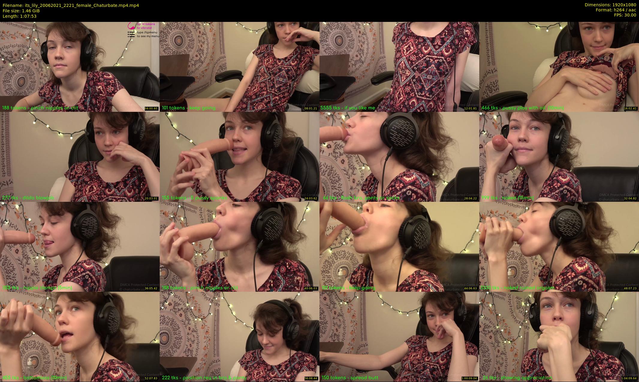its_lily — 68 minute Chaturbate female cam show recording, 1080p, Jun 20, 2021