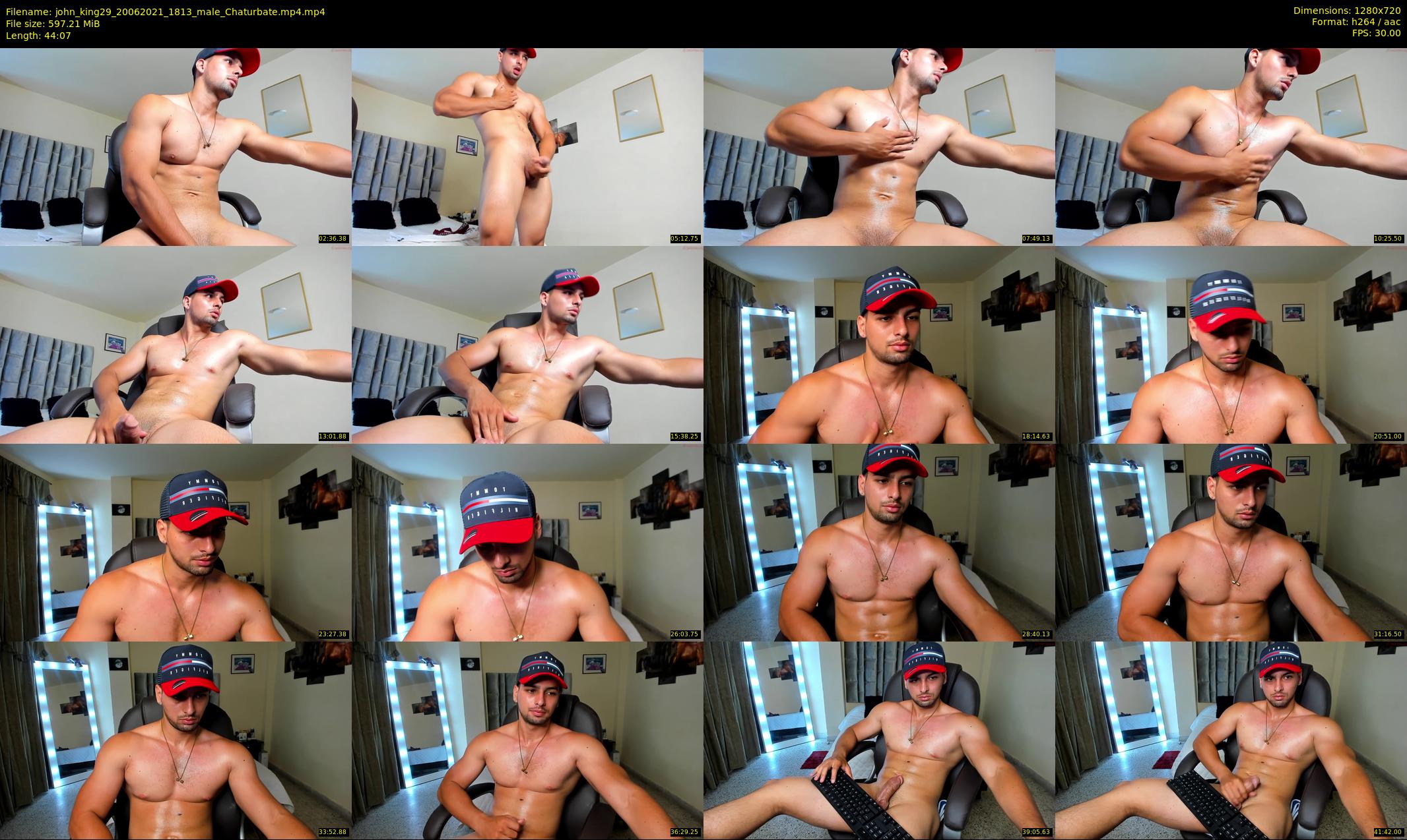 john_king29 — 45 minute Chaturbate male cam show recording, 720p, Jun 20, 2021