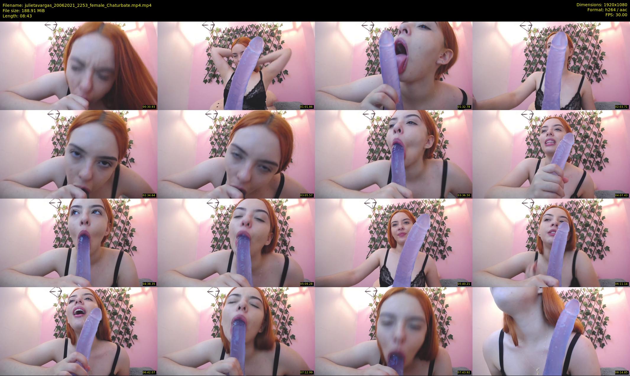 julietavargas — 9 minute Chaturbate female cam show recording, 1080p, Jun 20, 2021