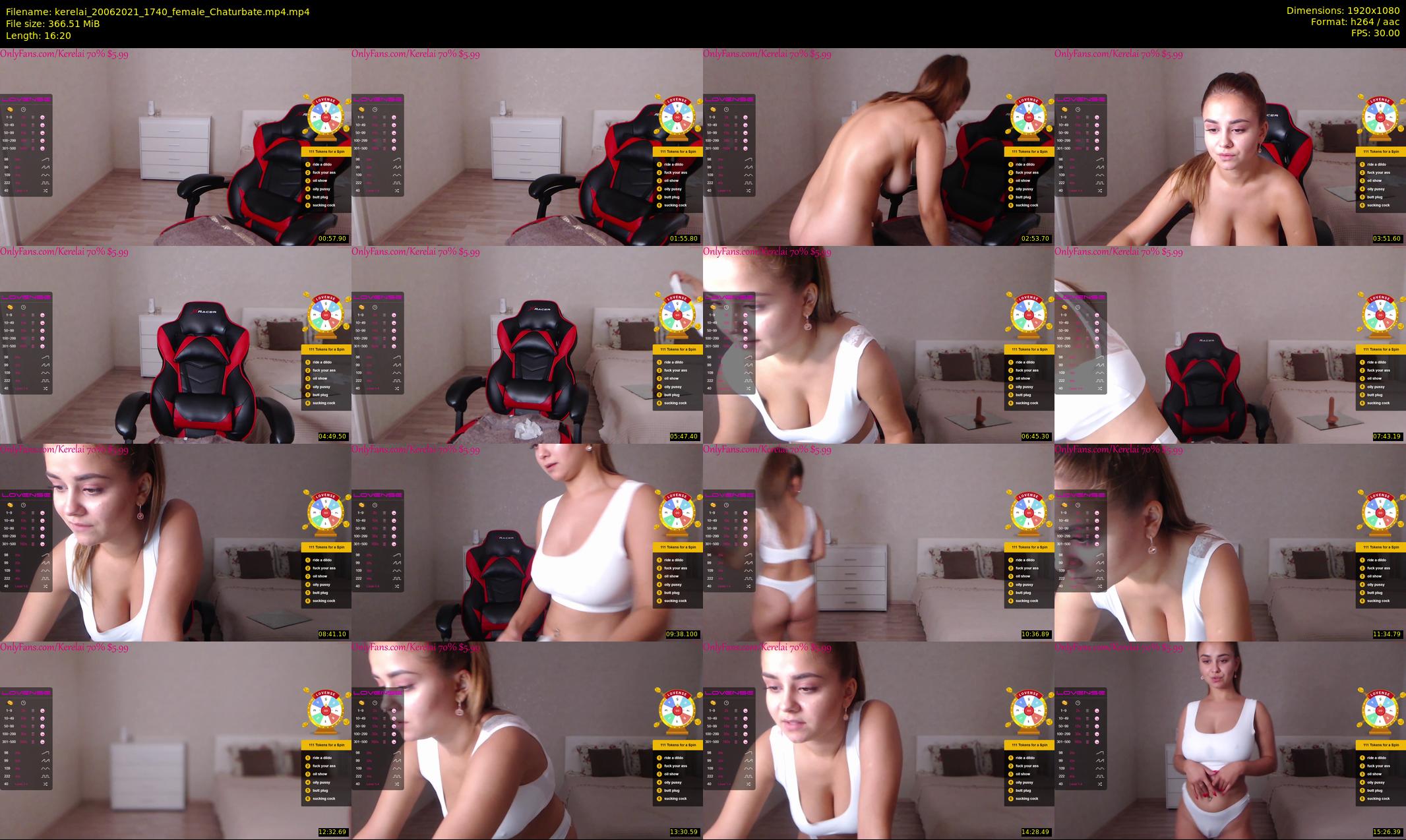 kerelai — 17 minute Chaturbate female cam show recording, 1080p, Jun 20, 2021