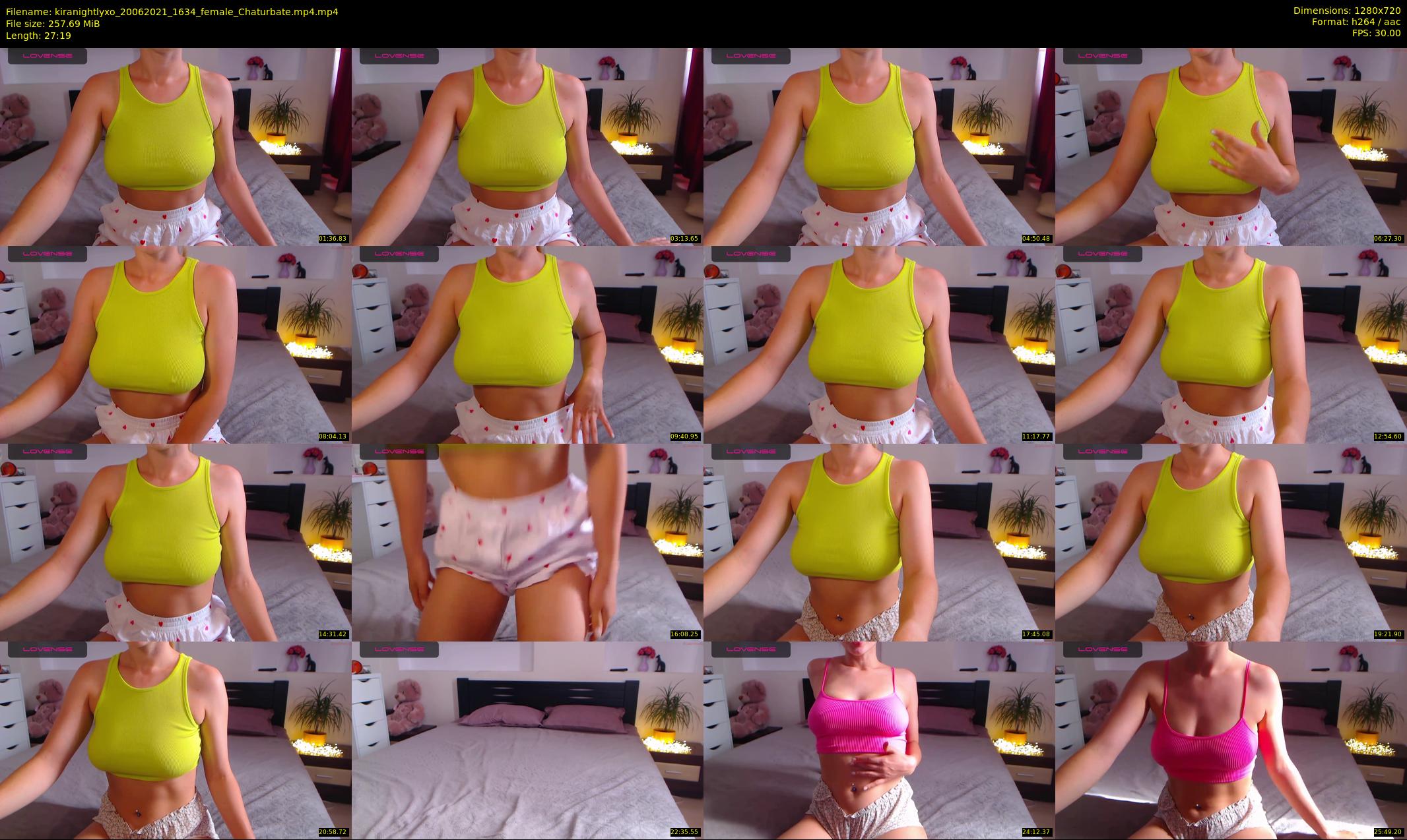 kiranightlyxo — 28 minute Chaturbate female cam show recording, 720p, Jun 20, 2021