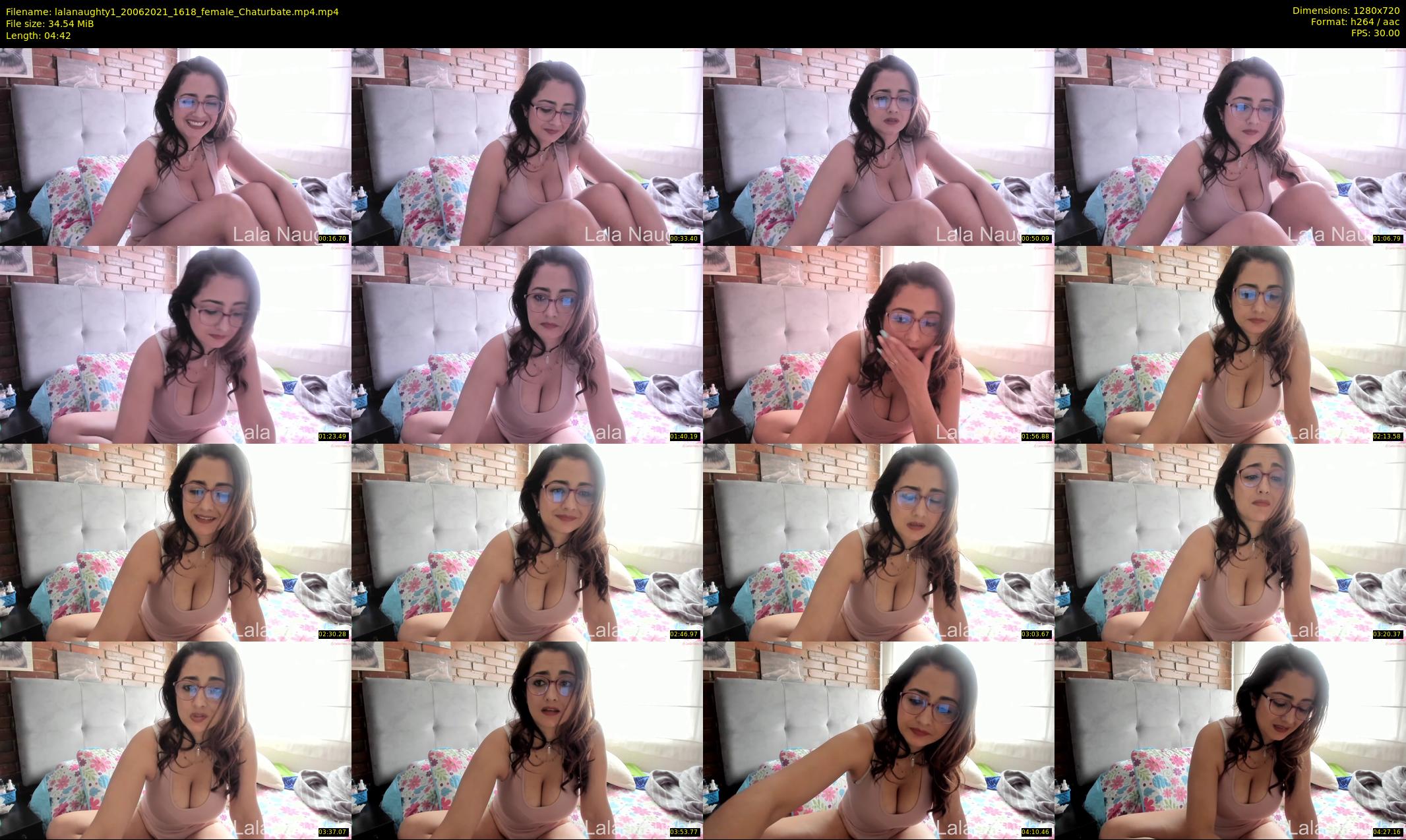 lalanaughty1 — 5 minute Chaturbate female cam show recording, 720p, Jun 20, 2021