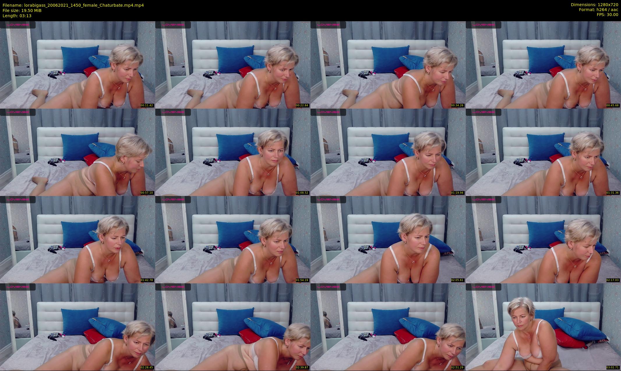 lorabigass — 4 minute Chaturbate female cam show recording, 720p, Jun 20, 2021