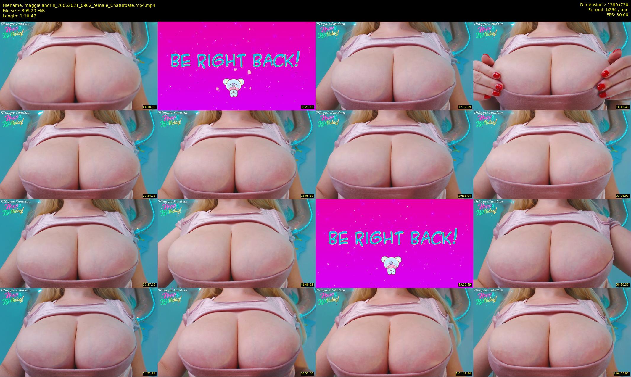 maggielandrin — 71 minute Chaturbate female cam show recording, 720p, Jun 20, 2021