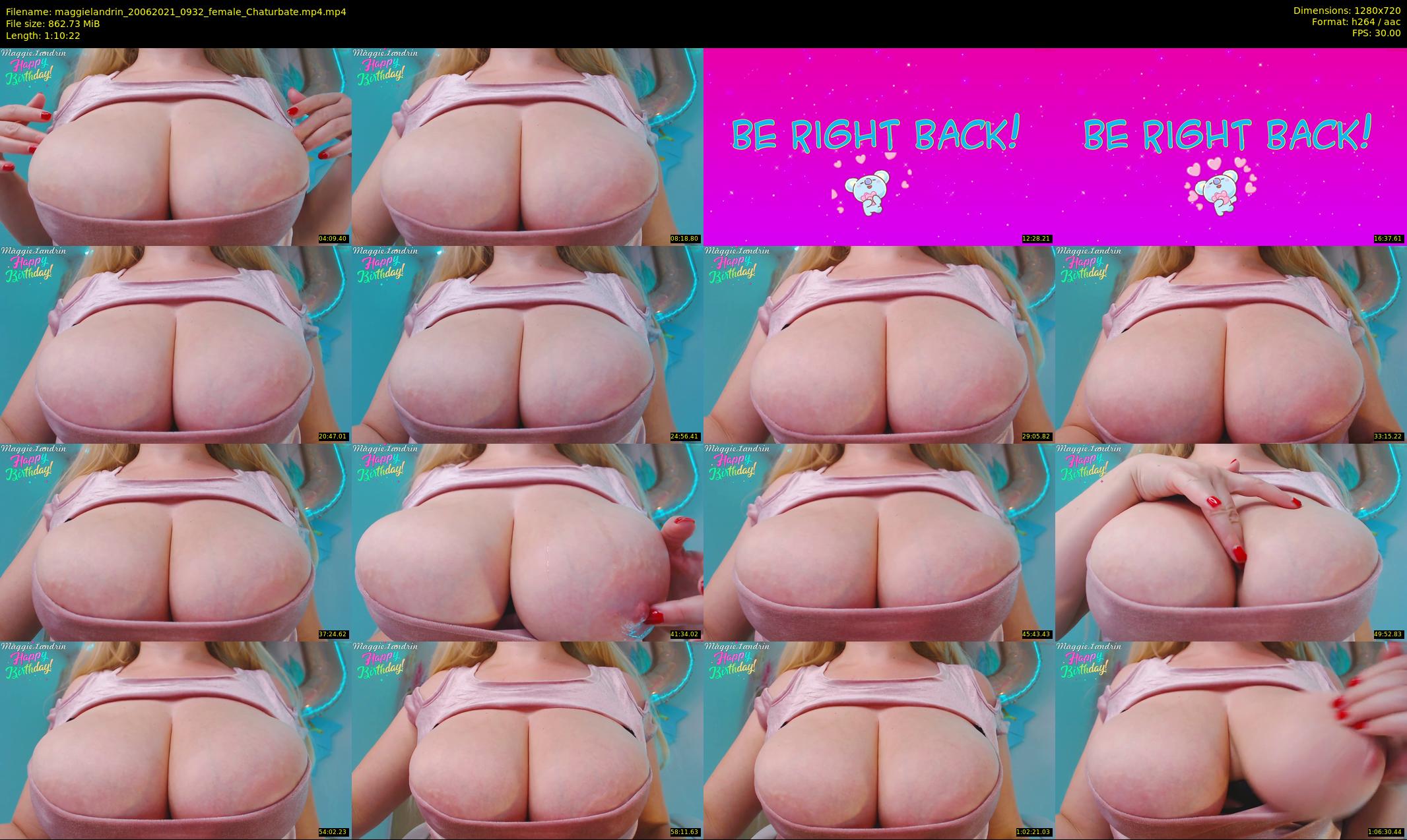 maggielandrin — 71 minute Chaturbate female cam show recording, 720p, Jun 20, 2021