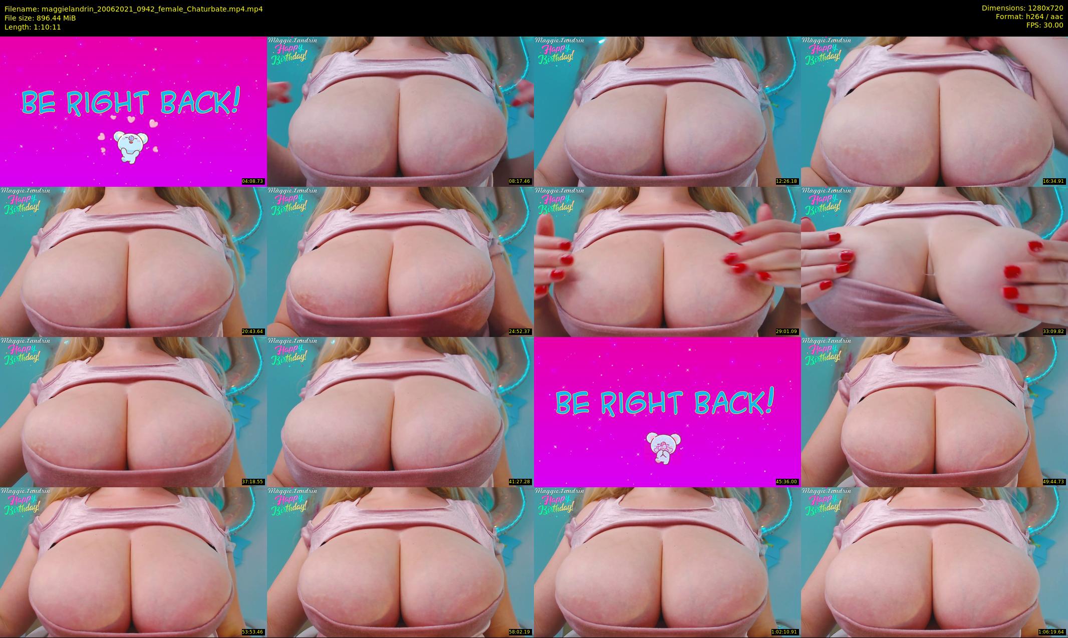 maggielandrin — 71 minute Chaturbate female cam show recording, 720p, Jun 20, 2021