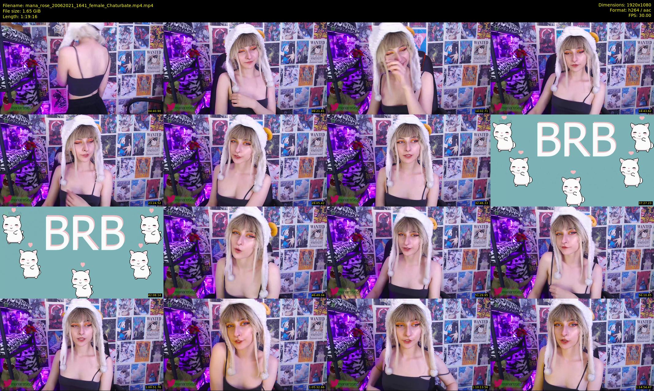 mana_rose — 80 minute Chaturbate female cam show recording, 1080p, Jun 20, 2021