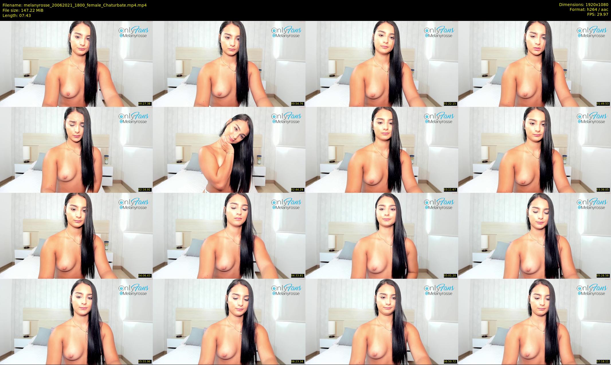 melanyrosse — 8 minute Chaturbate female cam show recording, 1080p, Jun 20, 2021