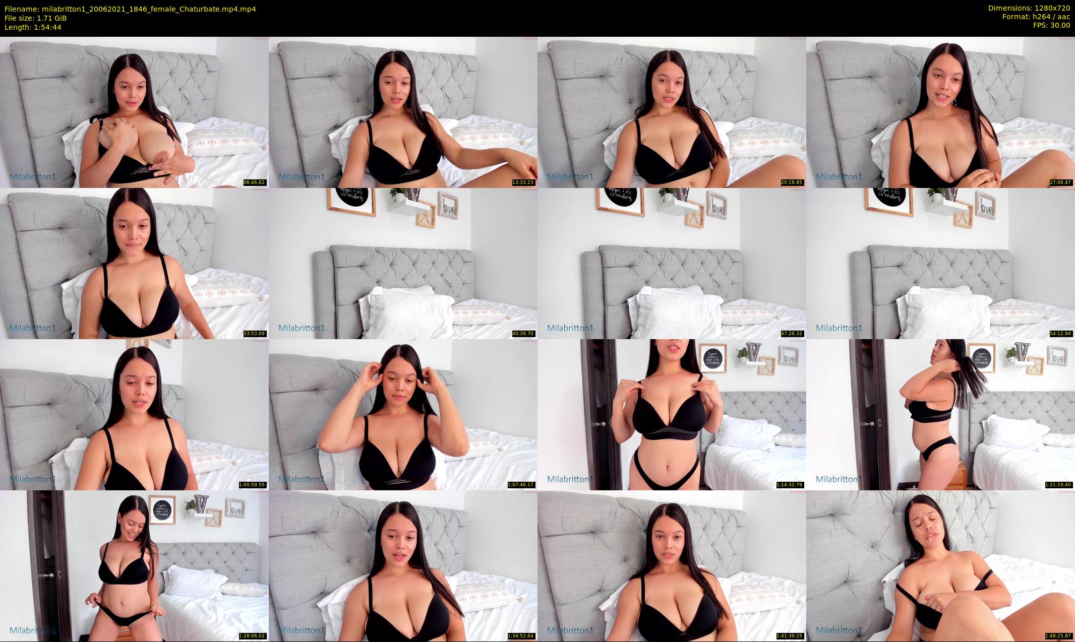 milabritton1 — 115 minute Chaturbate female cam show recording, 720p, Jun 20, 2021