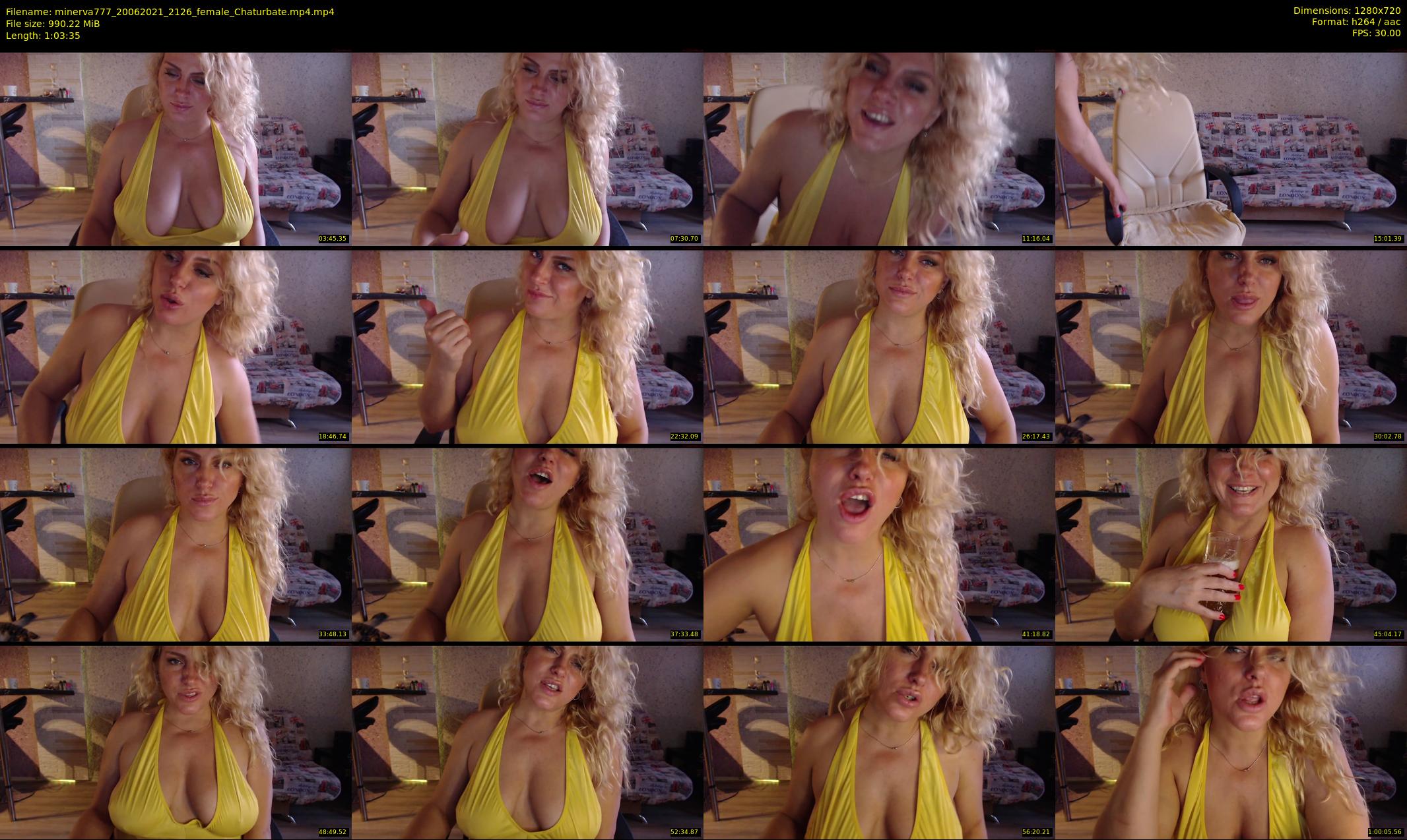 minerva777 — 64 minute Chaturbate female cam show recording, 720p, Jun 20, 2021