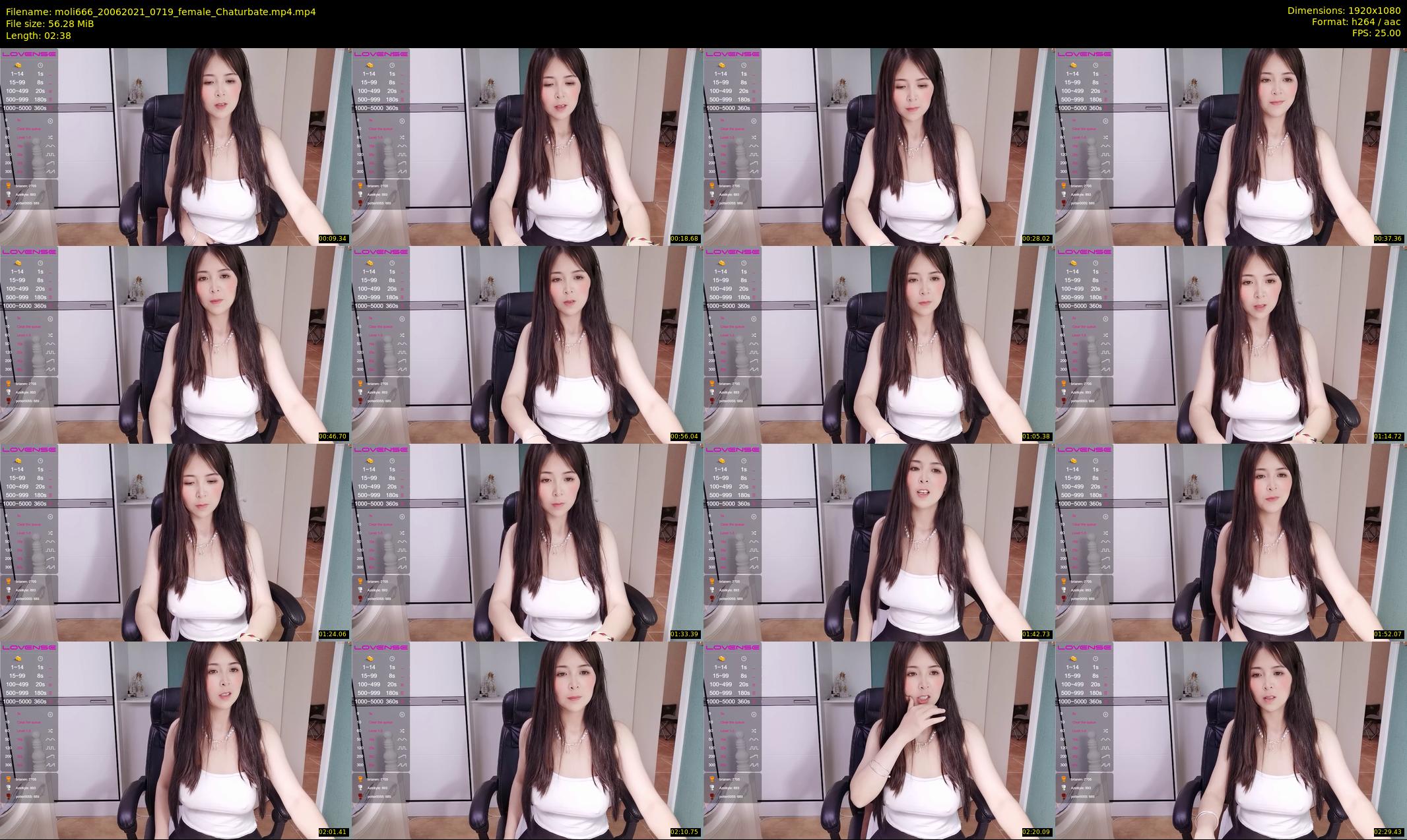 moli666 — 3 minute Chaturbate female cam show recording, 1080p, Jun 20, 2021