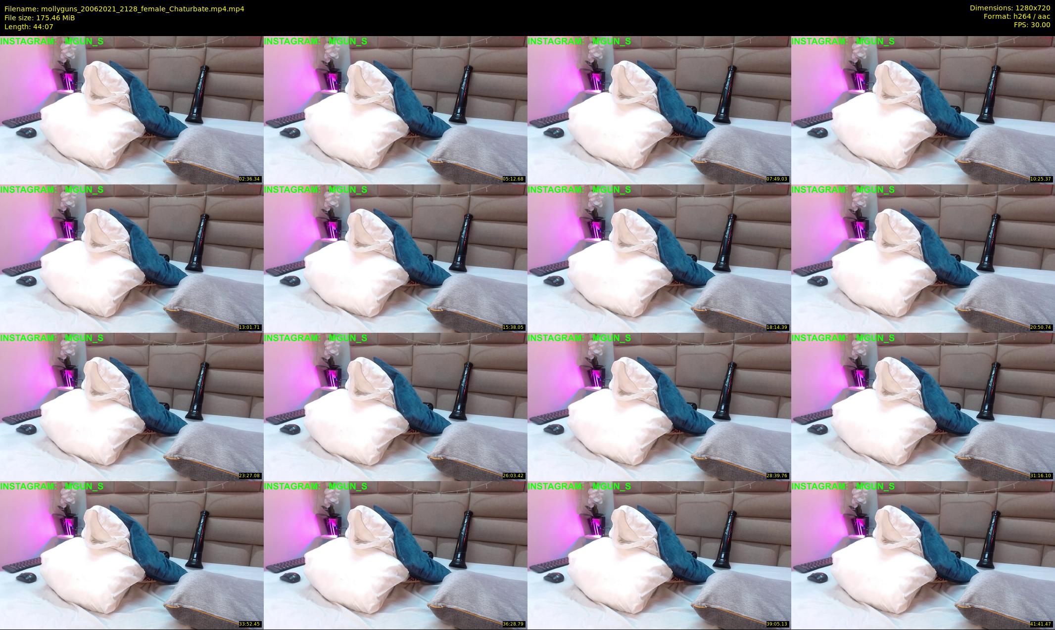 mollyguns — 45 minute Chaturbate female cam show recording, 720p, Jun 20, 2021
