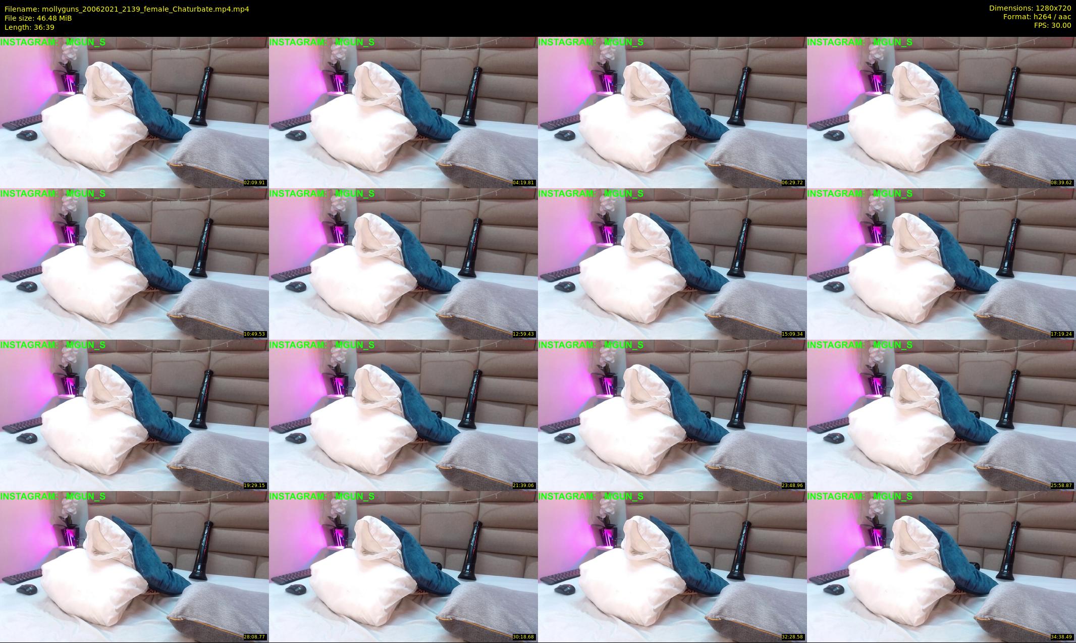 mollyguns — 37 minute Chaturbate female cam show recording, 720p, Jun 20, 2021