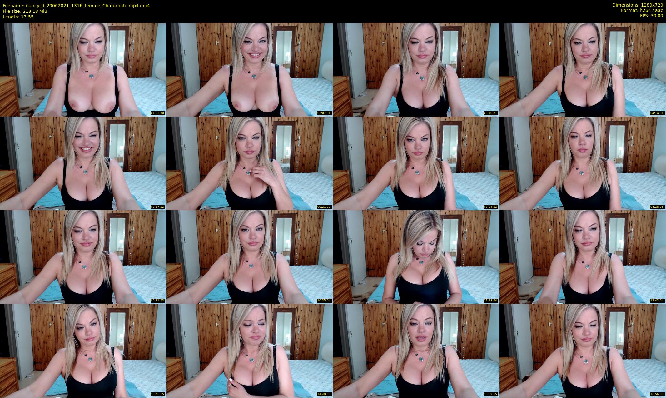 nancy_d — 18 minute Chaturbate female cam show recording, 720p, Jun 20, 2021
