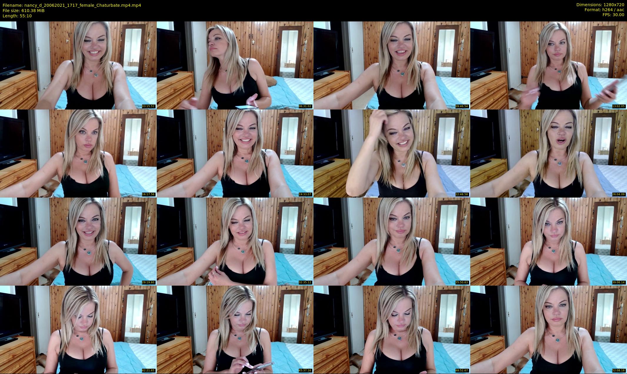 nancy_d — 56 minute Chaturbate female cam show recording, 720p, Jun 20, 2021