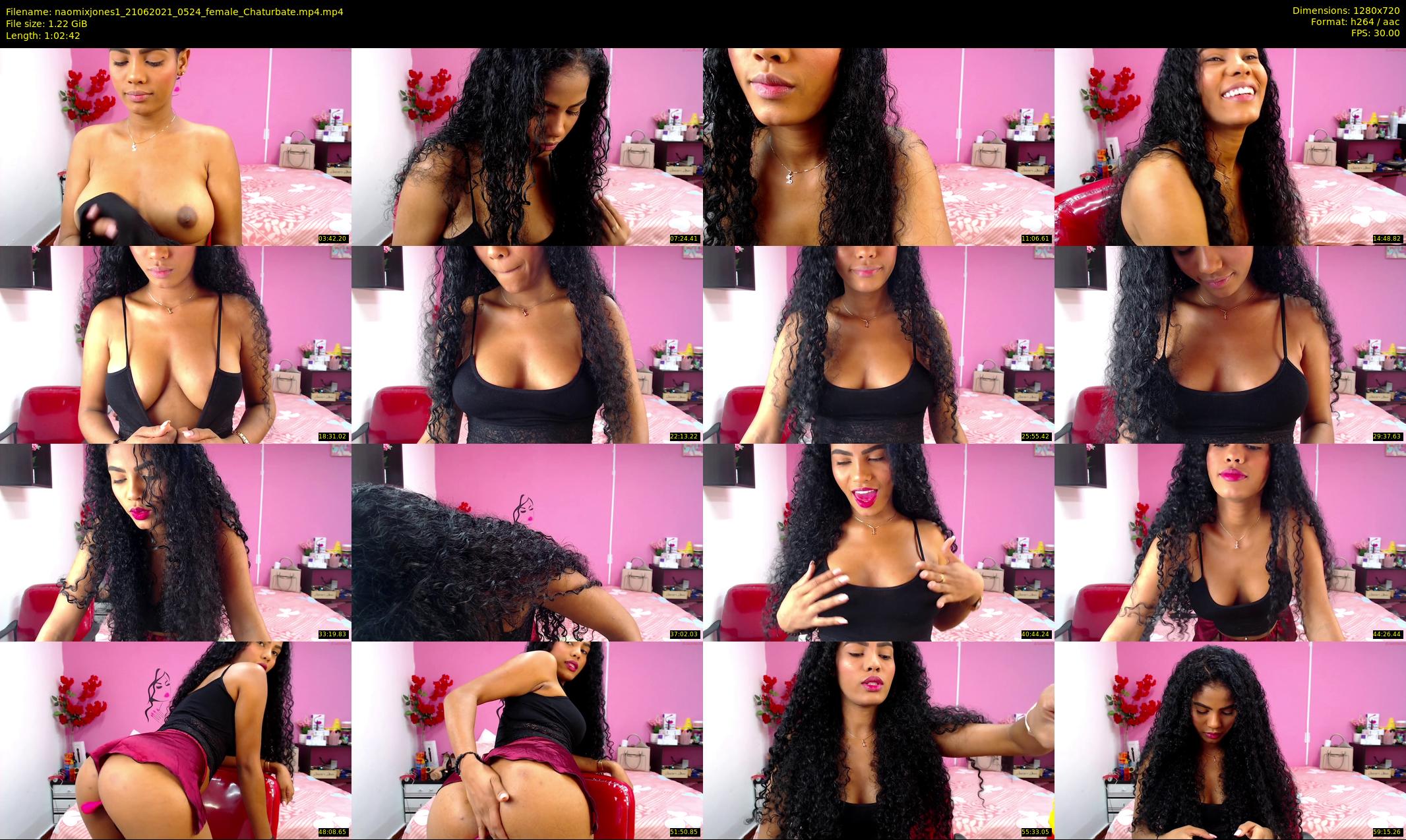 naomixjones1 — 63 minute Chaturbate female cam show recording, 720p, Jun 21, 2021