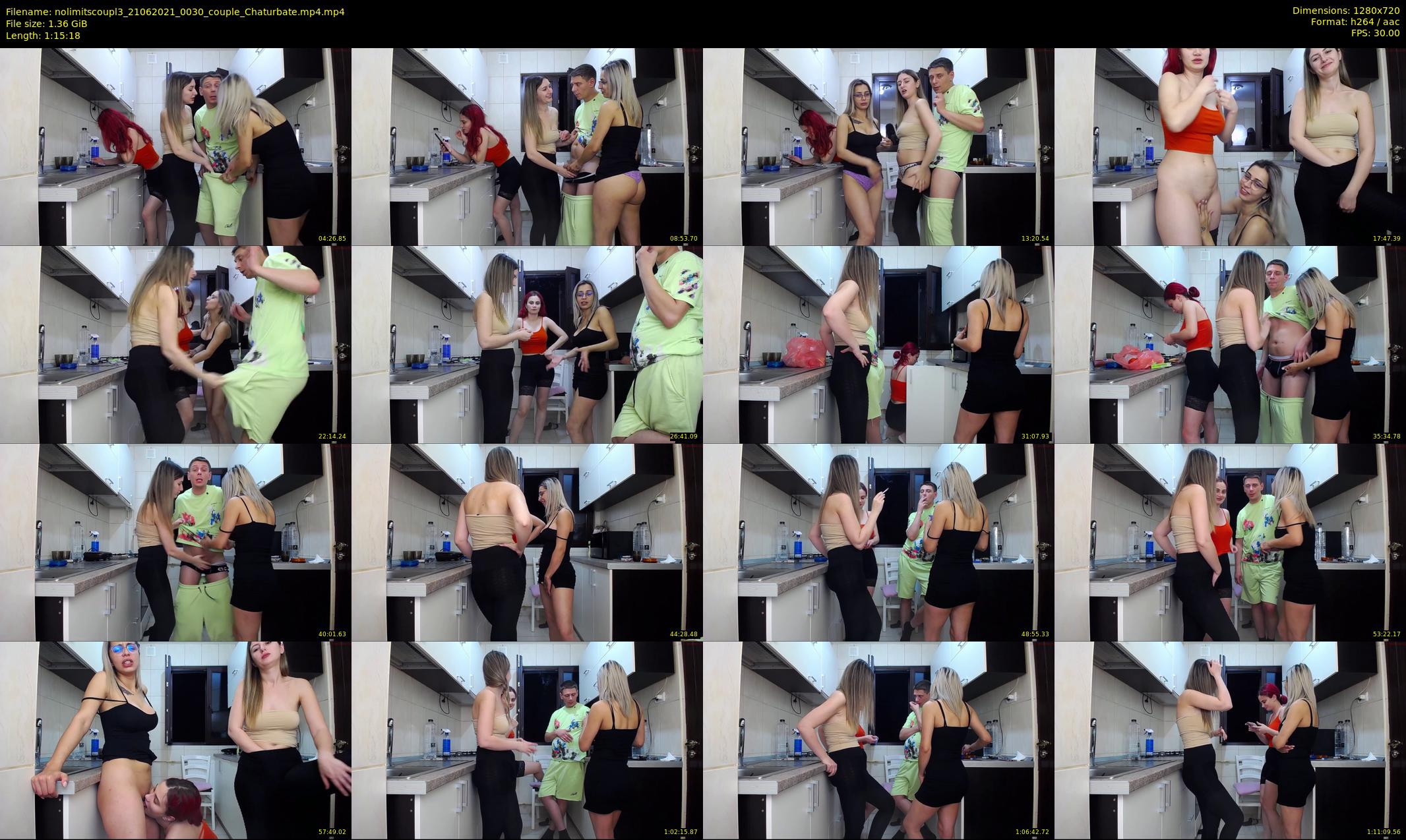 nolimitscoupl3 — 76 minute Chaturbate couple cam show recording, 720p, Jun 21, 2021