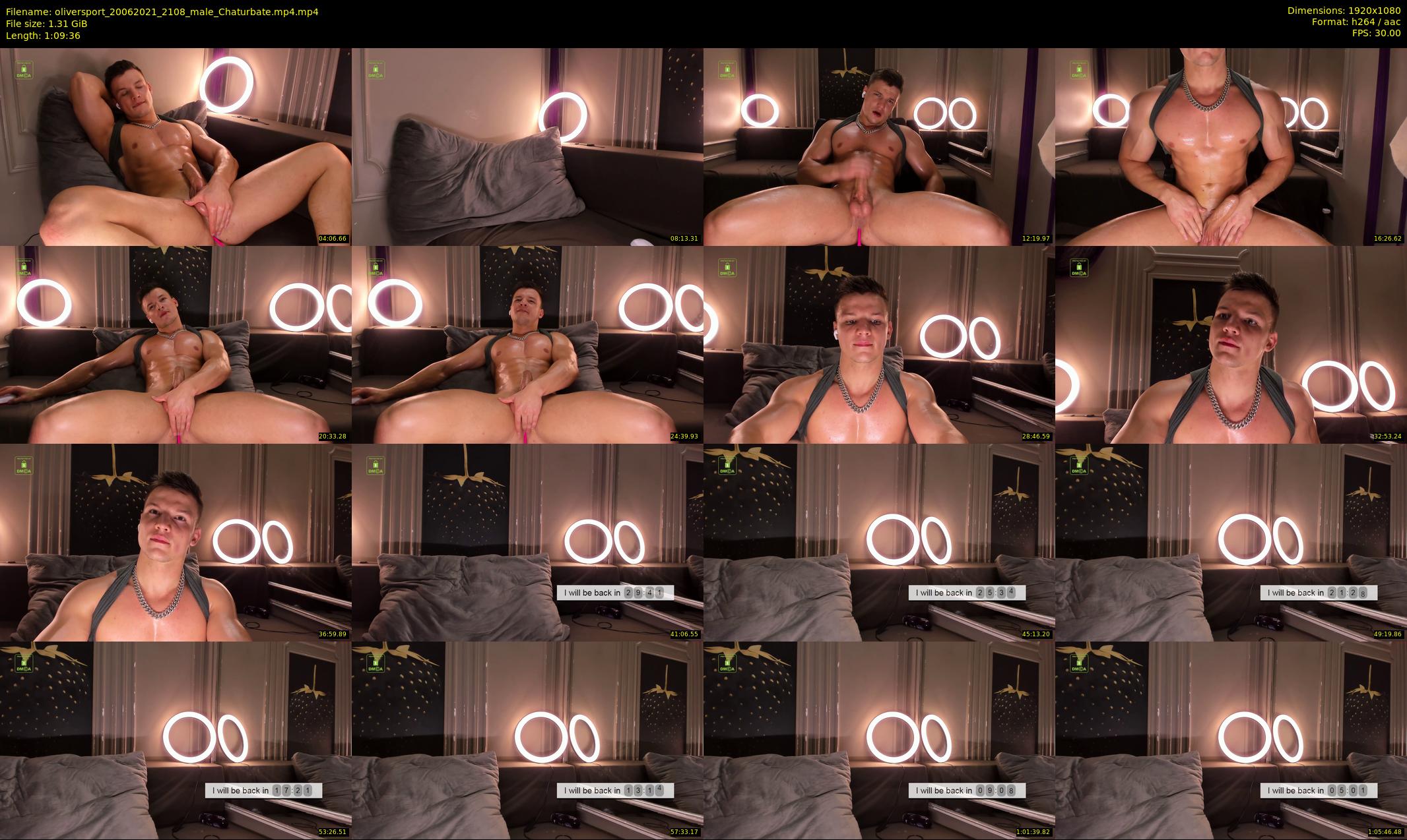 oliversport — 70 minute Chaturbate male cam show recording, 1080p, Jun 20, 2021