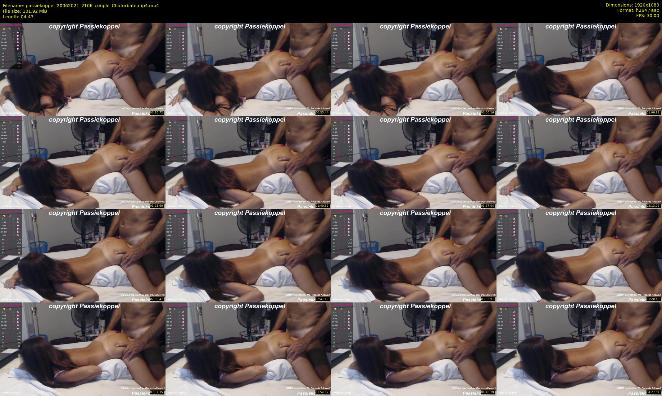 passiekoppel — 5 minute Chaturbate couple cam show recording, 1080p, Jun 20, 2021