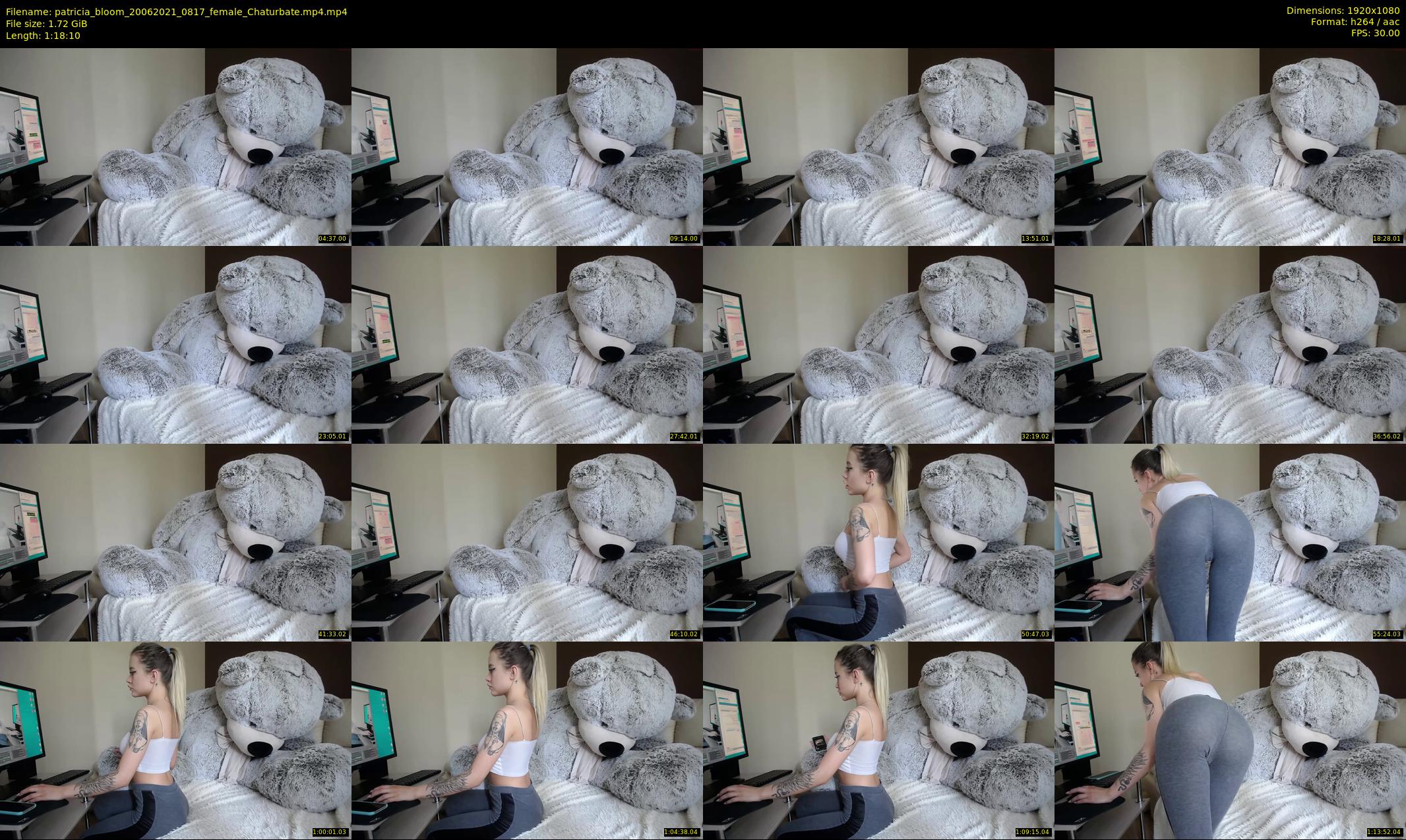 patricia_bloom — 79 minute Chaturbate female cam show recording, 1080p, Jun 20, 2021