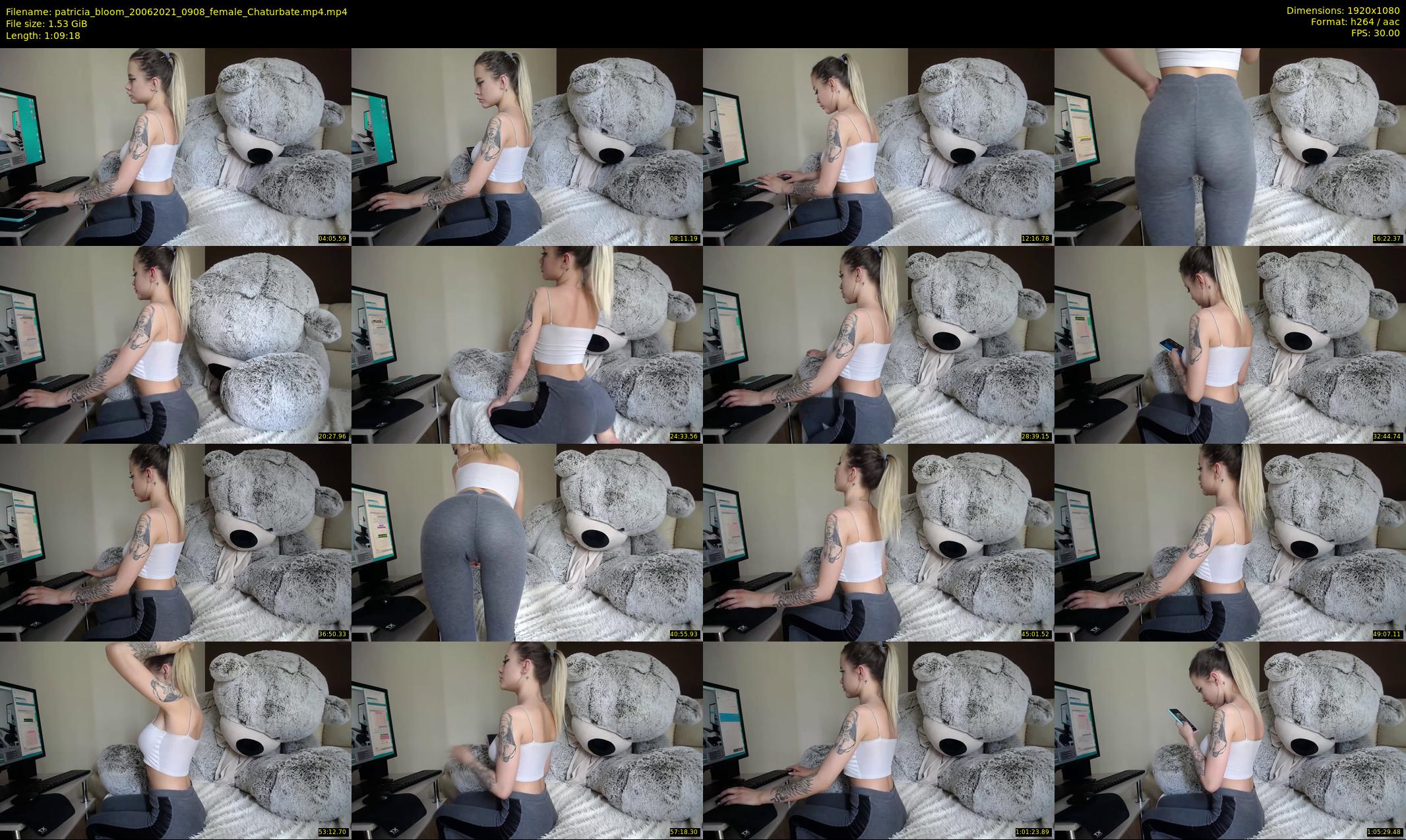 patricia_bloom — 70 minute Chaturbate female cam show recording, 1080p, Jun 20, 2021