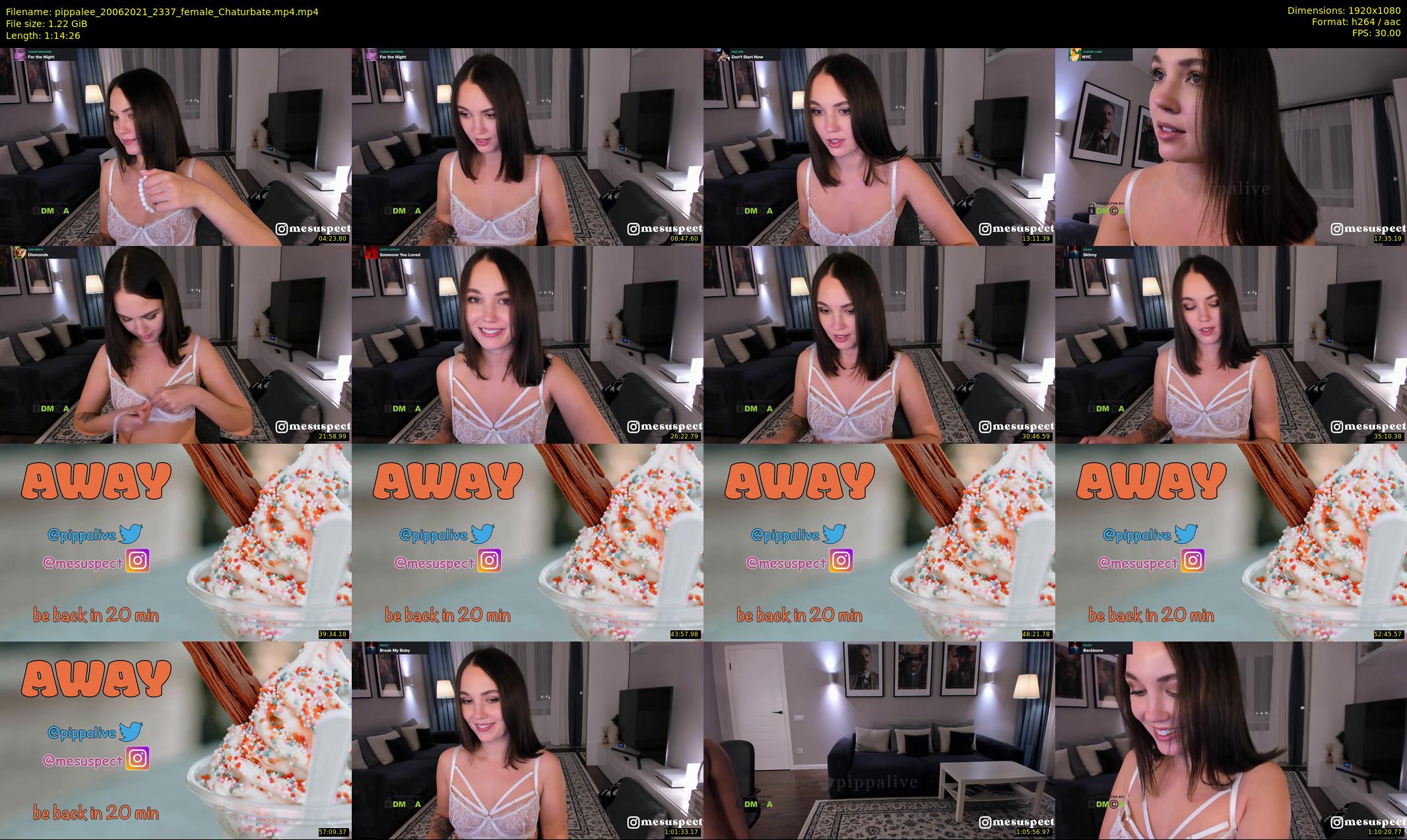 pippalee — 75 minute Chaturbate female cam show recording, 1080p, Jun 20, 2021