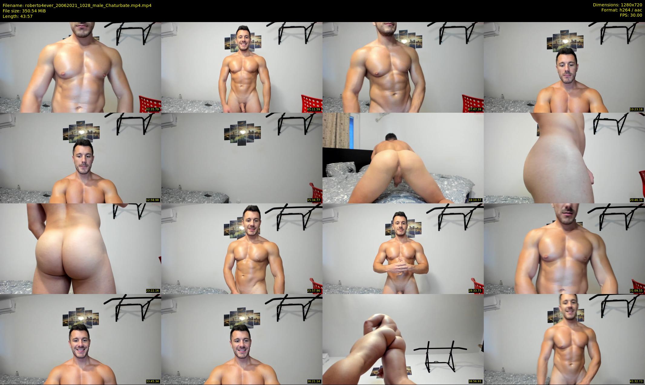roberto4ever — 44 minute Chaturbate male cam show recording, 720p, Jun 20, 2021