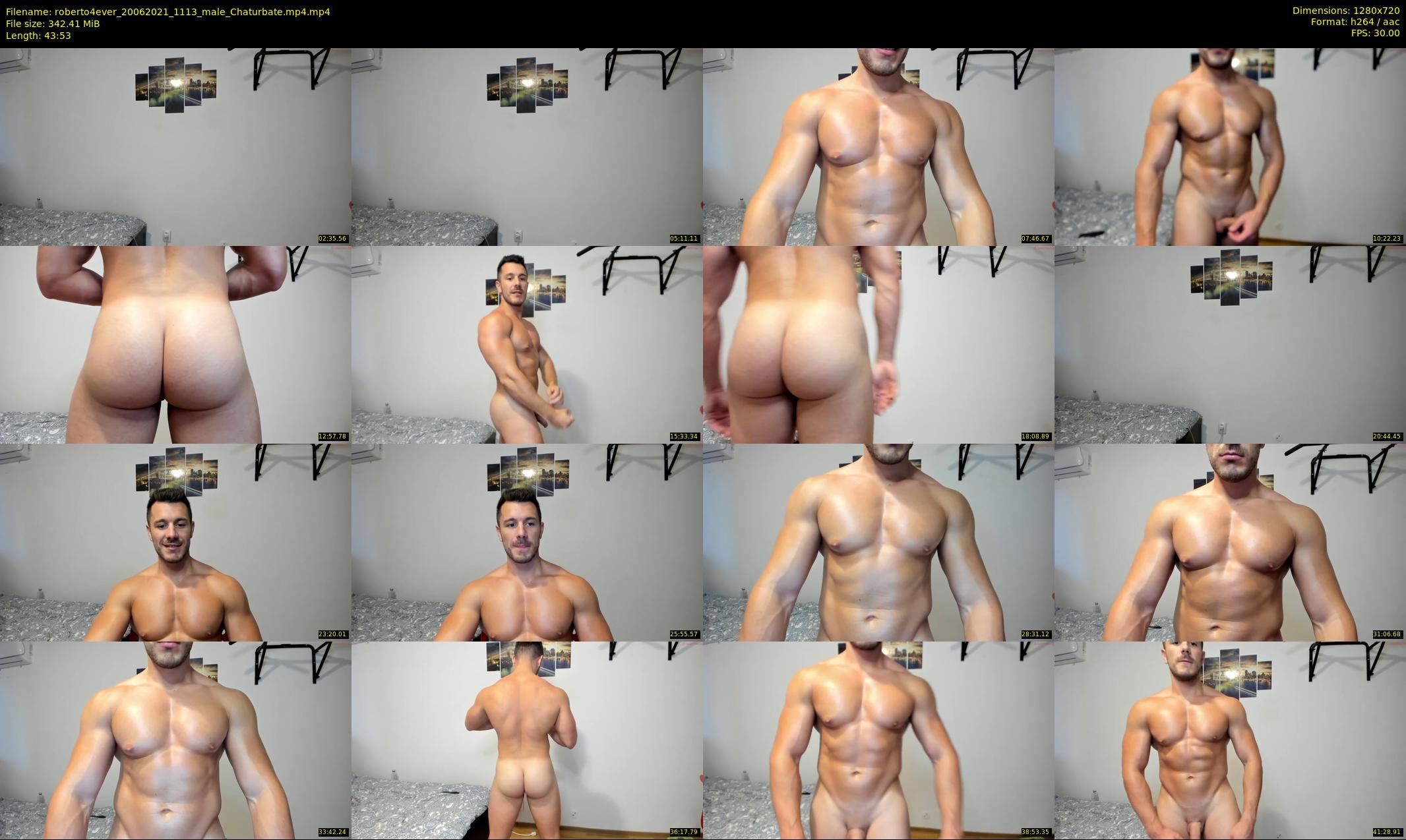 roberto4ever — 44 minute Chaturbate male cam show recording, 720p, Jun 20, 2021