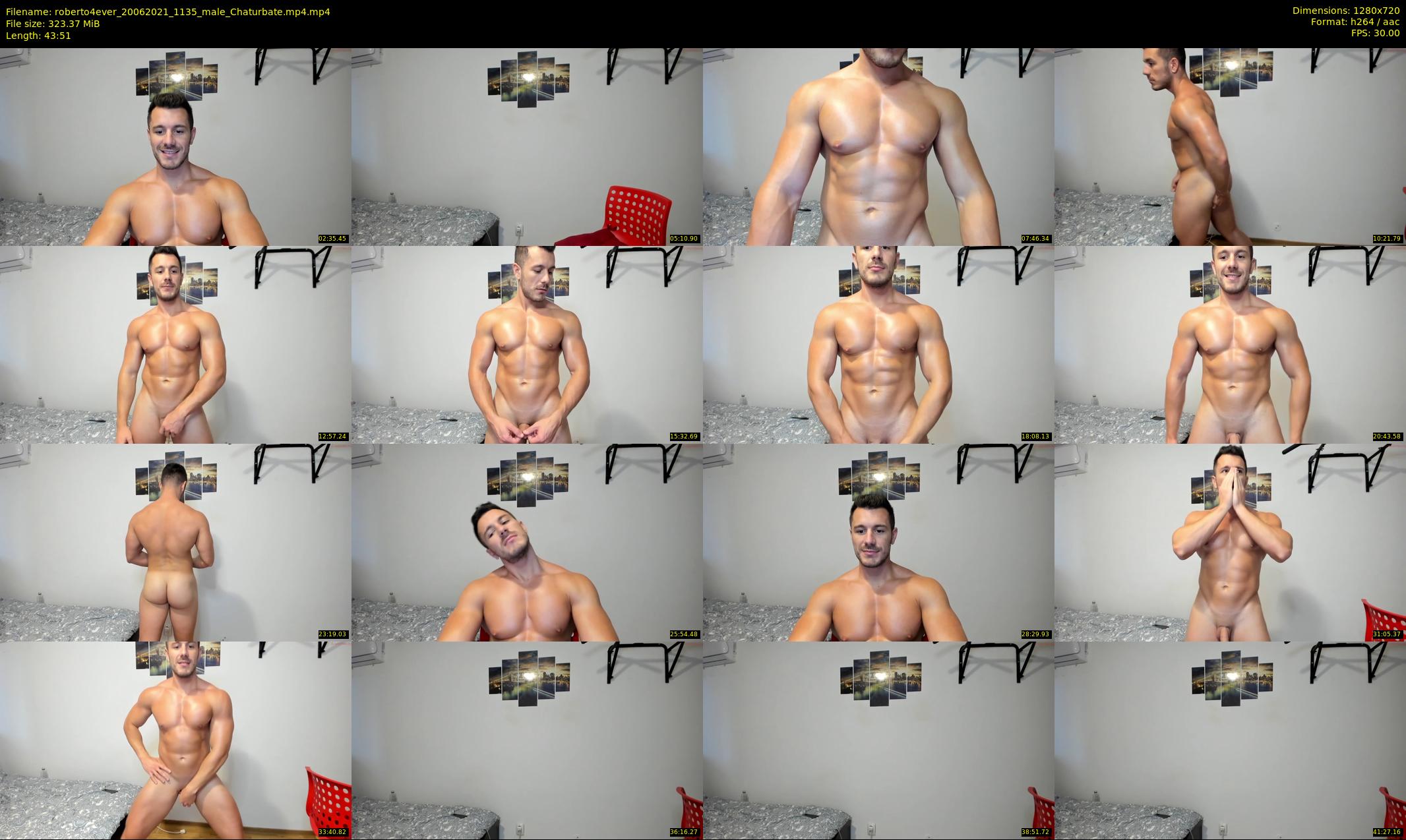 roberto4ever — 44 minute Chaturbate male cam show recording, 720p, Jun 20, 2021