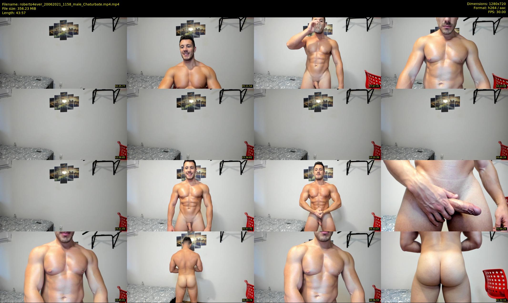 roberto4ever — 44 minute Chaturbate male cam show recording, 720p, Jun 20, 2021