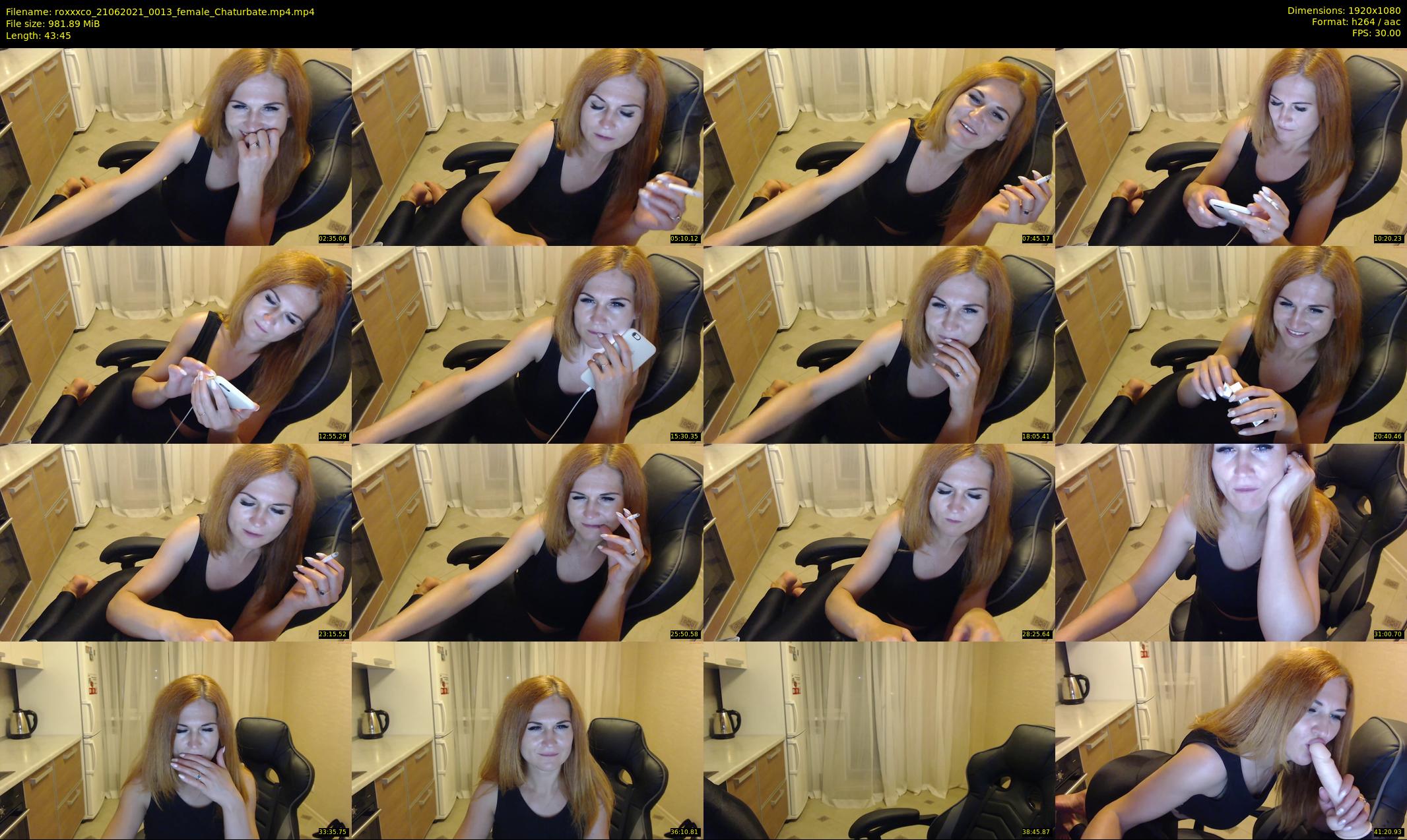 roxxxco — 44 minute Chaturbate female cam show recording, 1080p, Jun 21, 2021