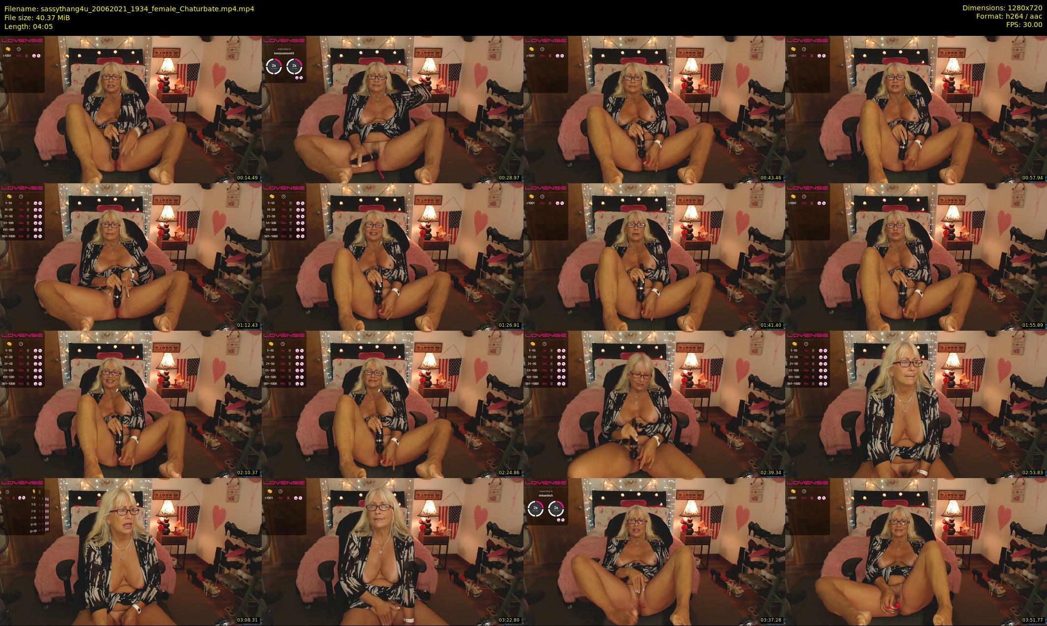 sassythang4u — 5 minute Chaturbate female cam show recording, 720p, Jun 20, 2021