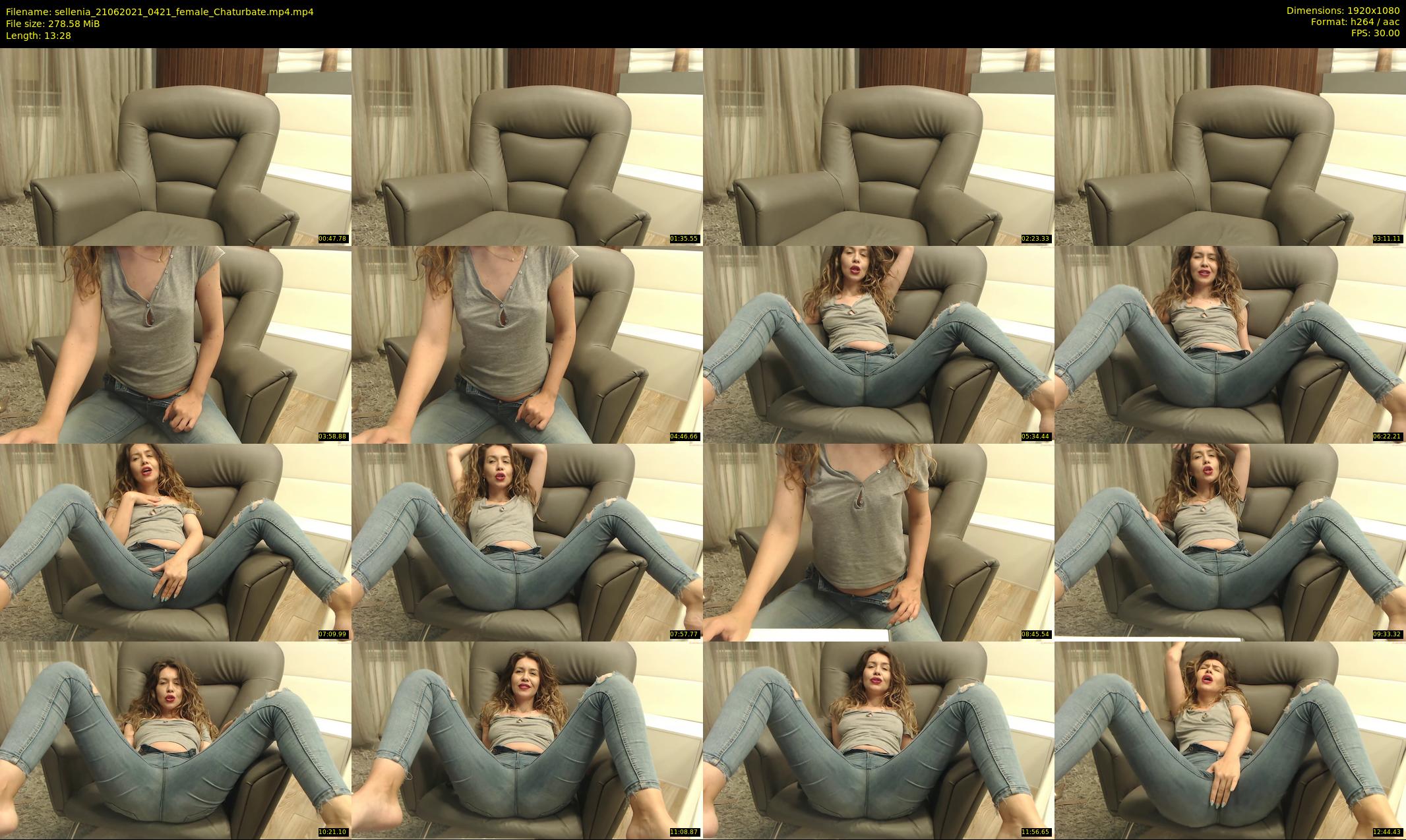 sellenia — 14 minute Chaturbate female cam show recording, 1080p, Jun 21, 2021