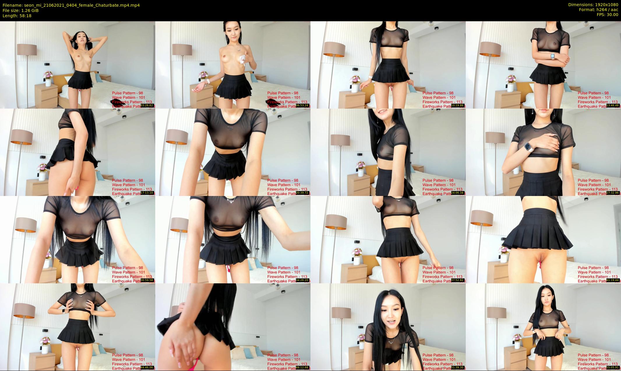 seon_mi — 59 minute Chaturbate female cam show recording, 1080p, Jun 21, 2021