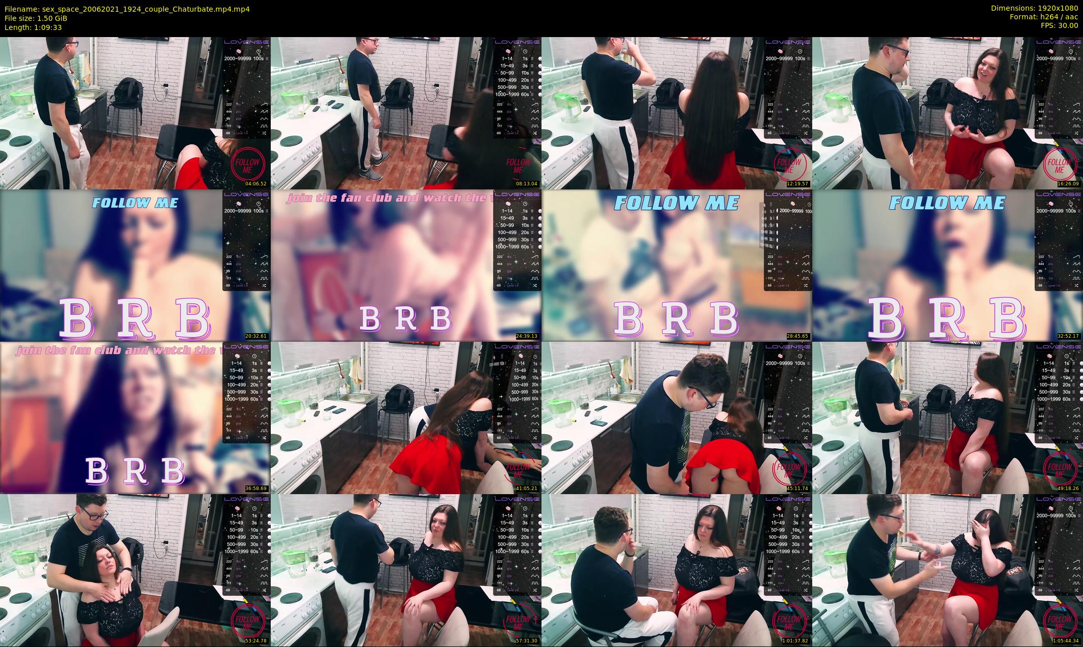 sex_space — 70 minute Chaturbate couple cam show recording, 1080p, Jun 20, 2021