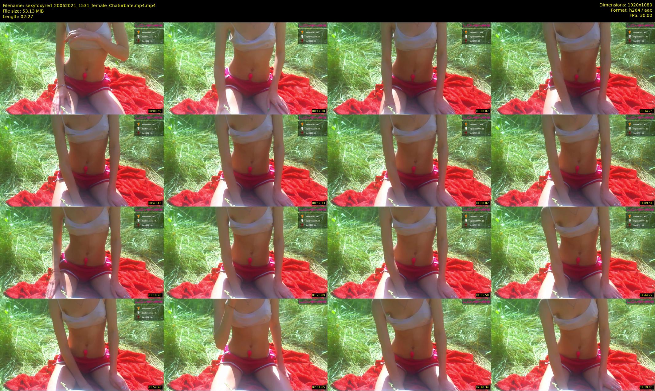 sexyfoxyred — 3 minute Chaturbate female cam show recording, 1080p, Jun 20, 2021
