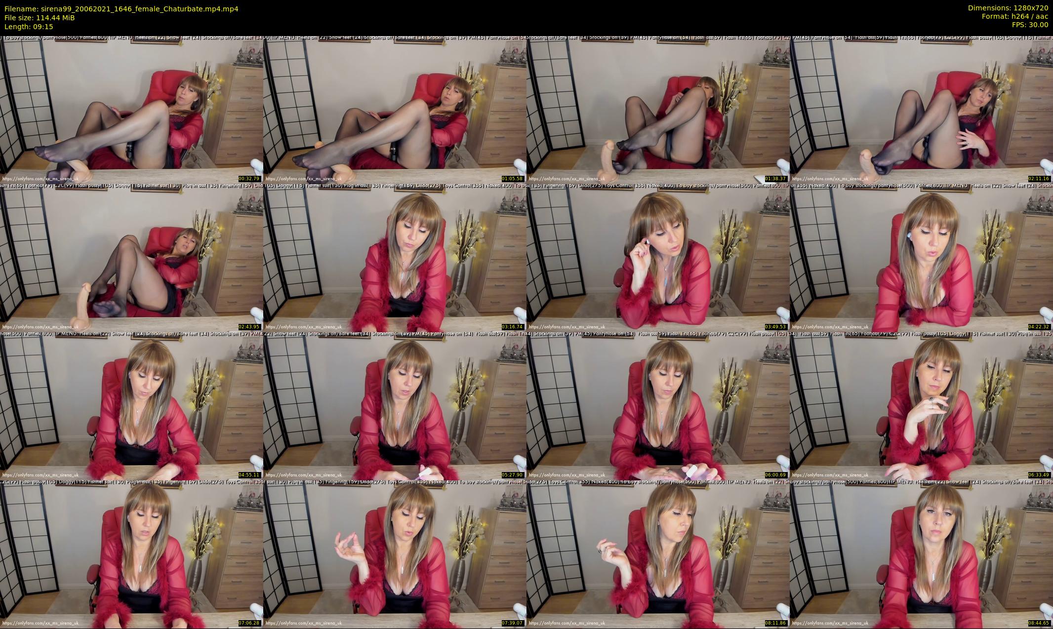 sirena99 — 10 minute Chaturbate female cam show recording, 720p, Jun 20, 2021