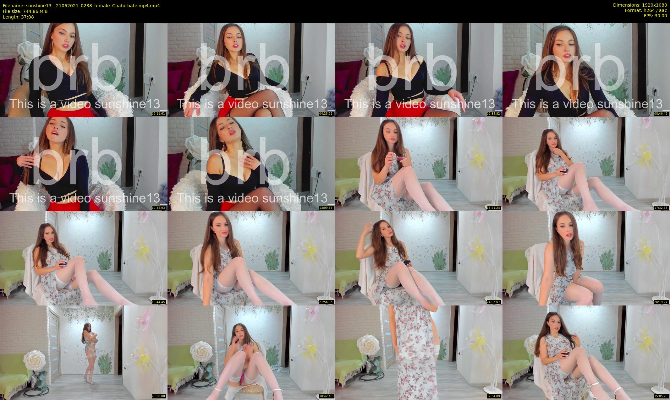 sunshine13_ — 38 minute Chaturbate female cam show recording, 1080p, Jun 21, 2021