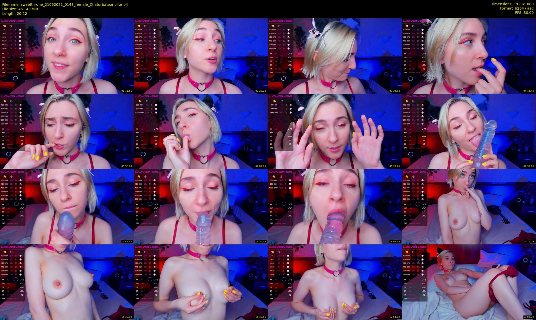 sweetthrone — 21 minute Chaturbate couple cam show recording, 1080p, Jun 21, 2021