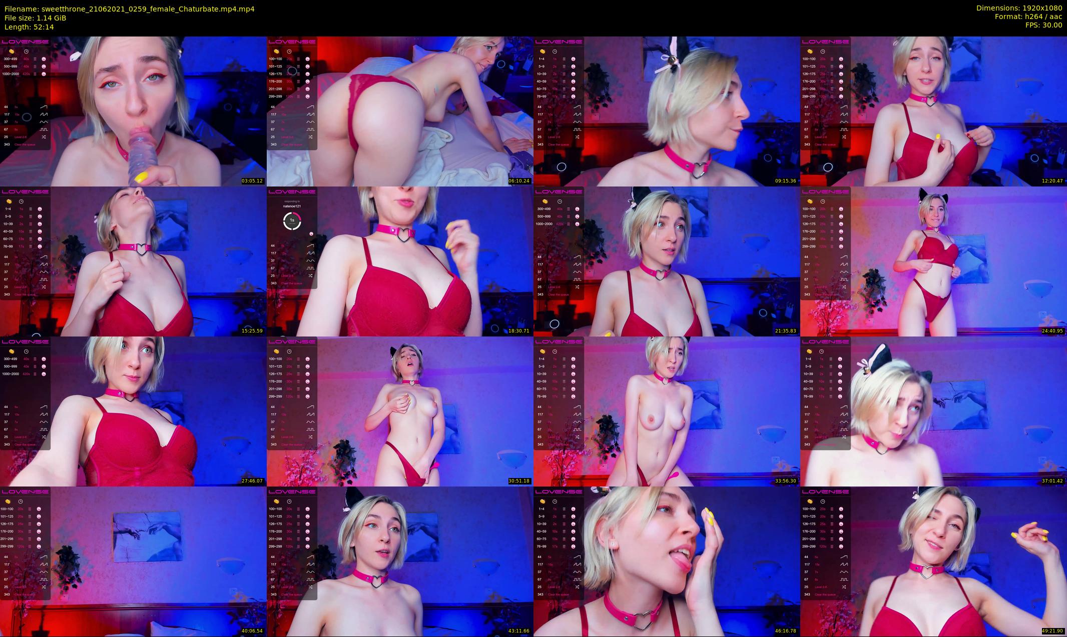 sweetthrone — 53 minute Chaturbate couple cam show recording, 1080p, Jun 21, 2021