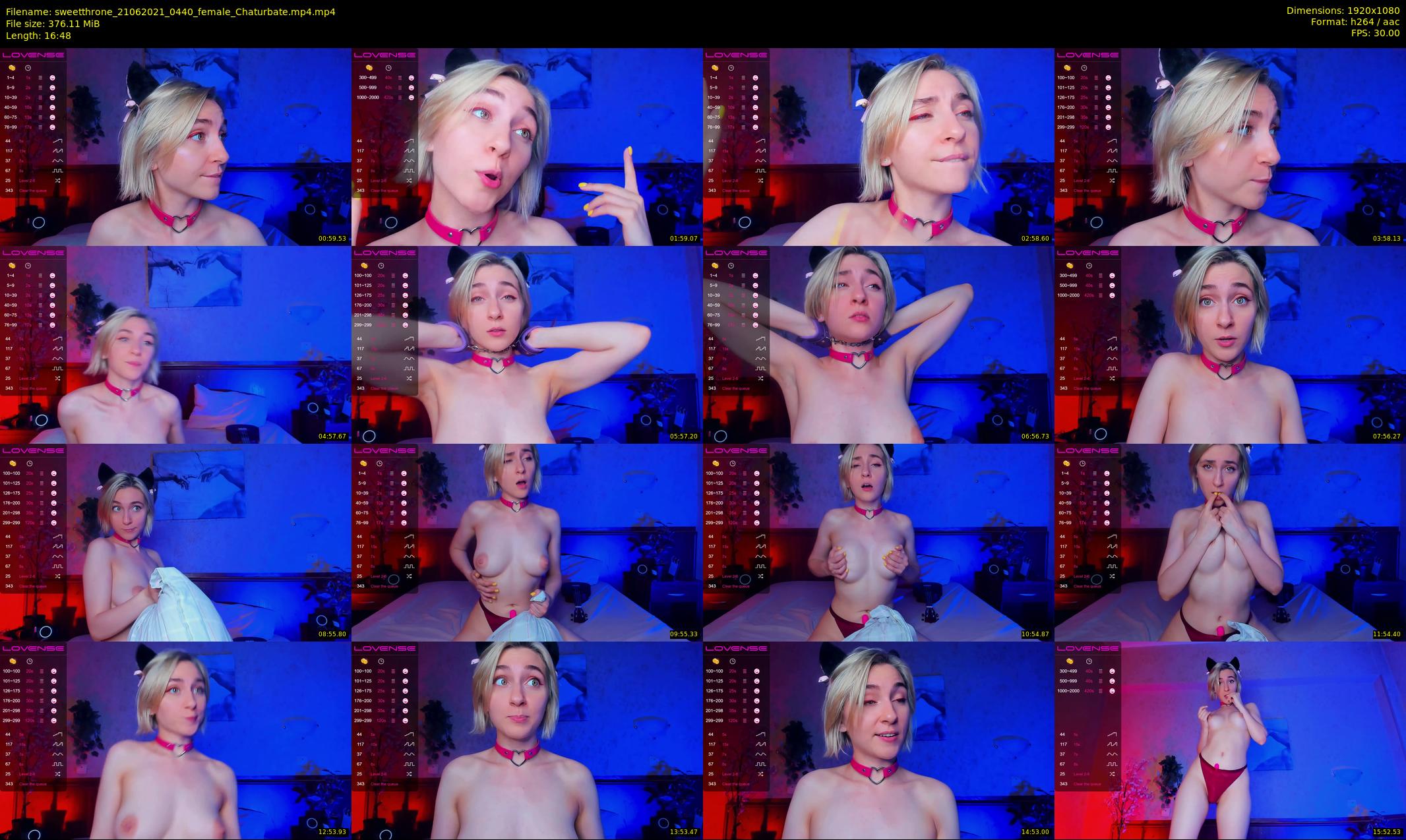sweetthrone — 17 minute Chaturbate couple cam show recording, 1080p, Jun 21, 2021