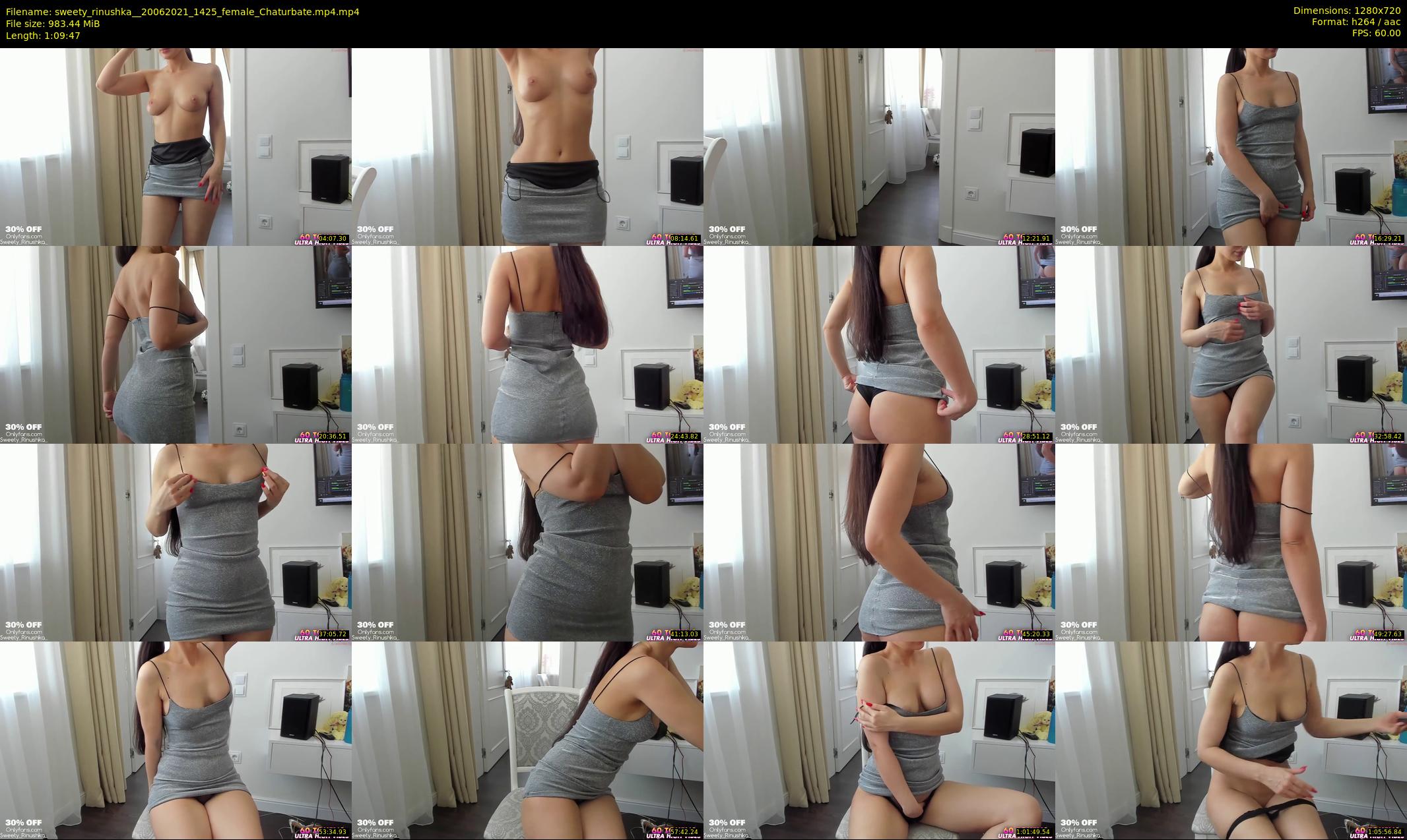 sweety_rinushka_ — 70 minute Chaturbate female cam show recording, 720p, Jun 20, 2021