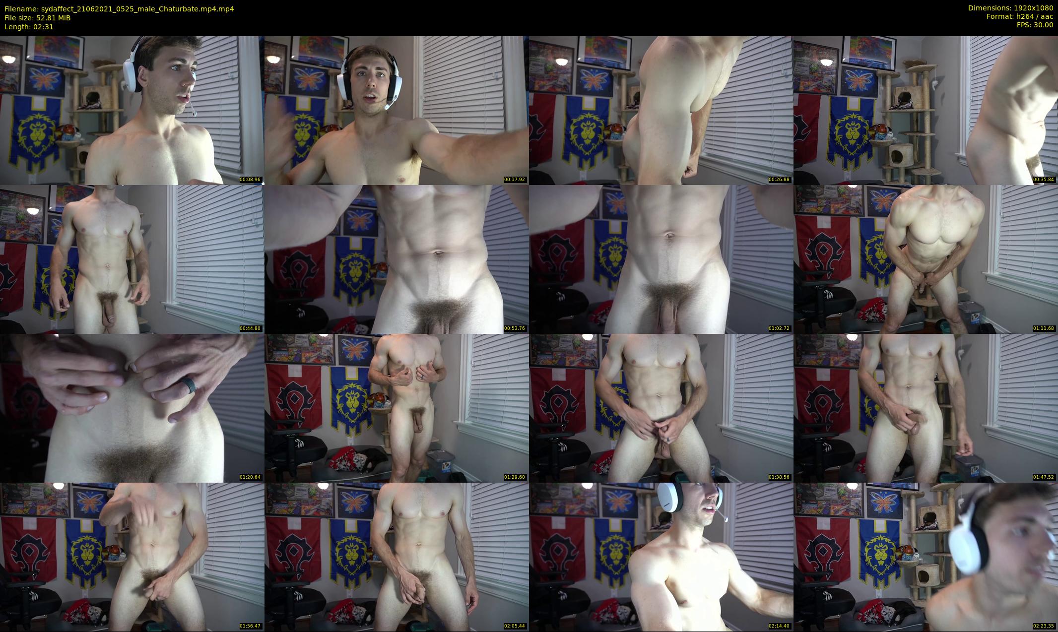 sydaffect — 3 minute Chaturbate male cam show recording, 1080p, Jun 21, 2021