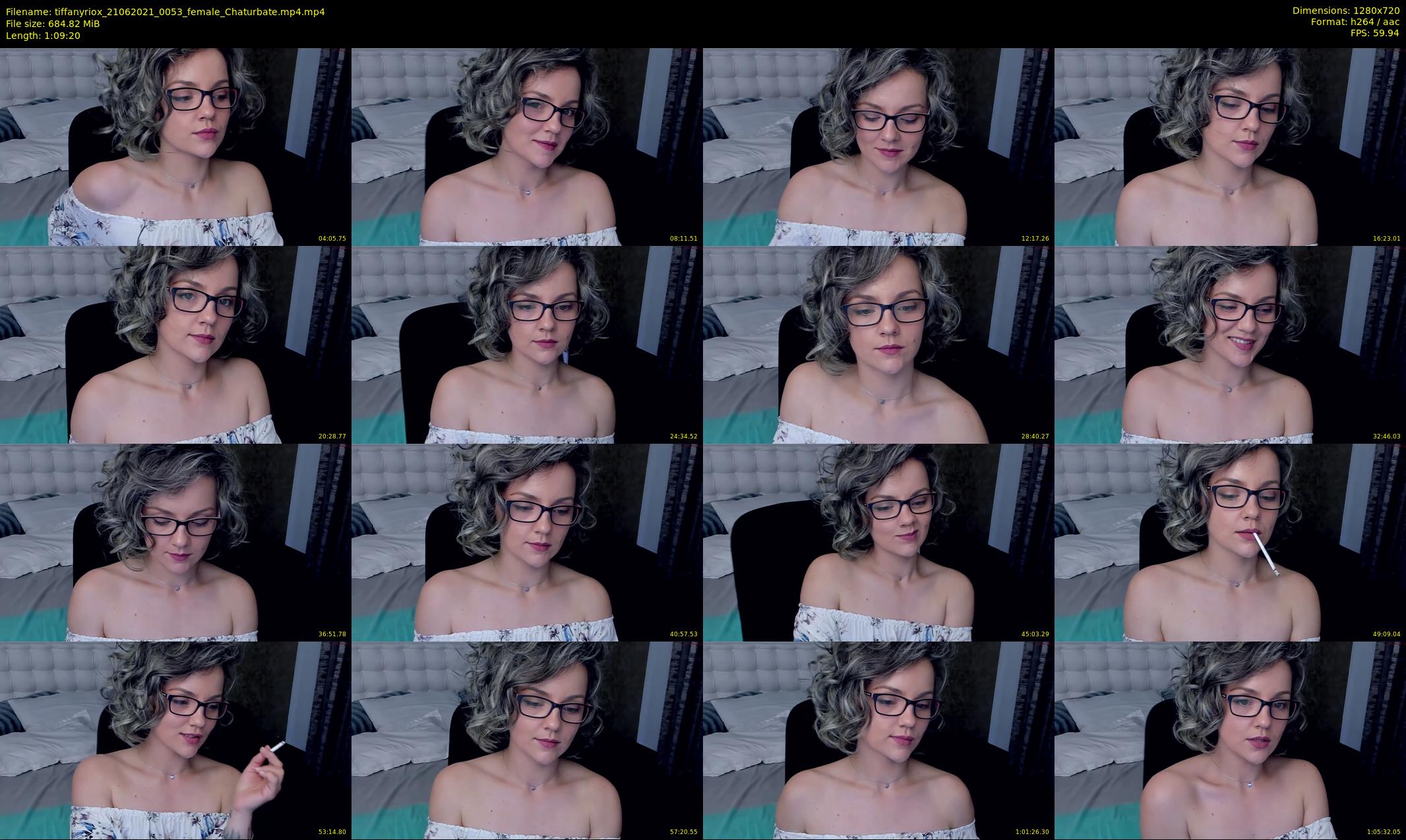 tiffanyriox — 70 minute Chaturbate female cam show recording, 720p, Jun 21, 2021