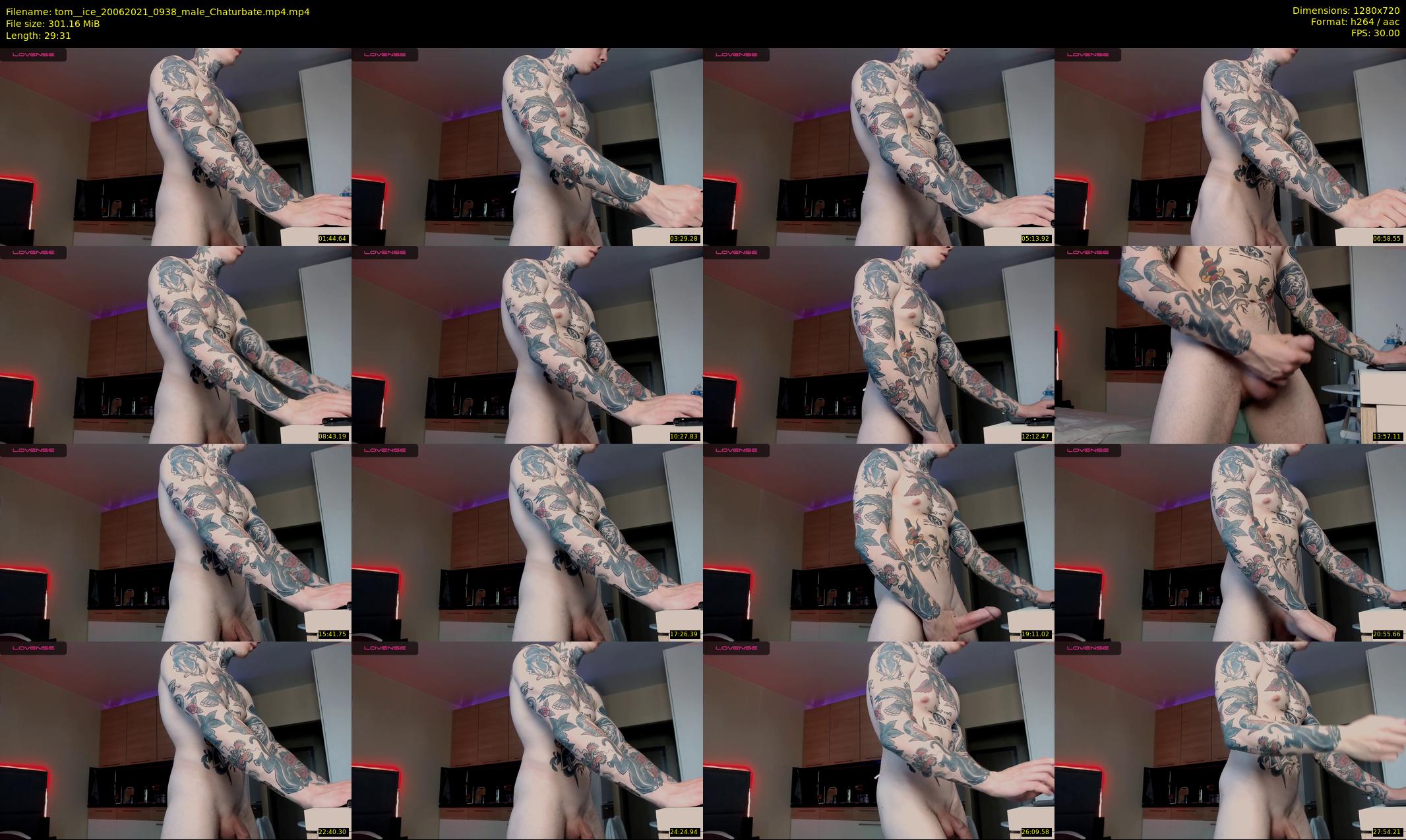 tom__ice — 30 minute Chaturbate male cam show recording, 720p, Jun 20, 2021