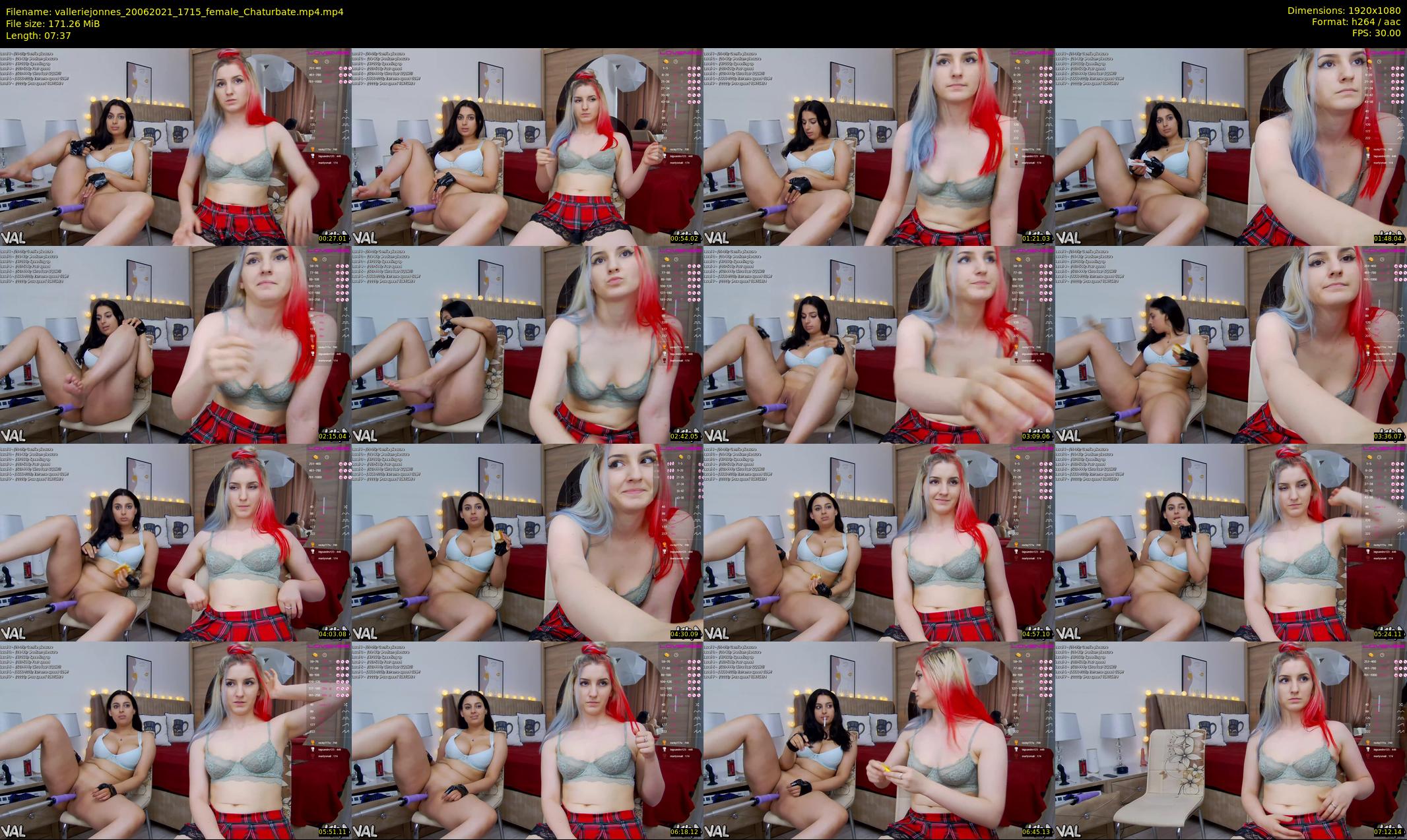 valleriejonnes — 8 minute Chaturbate female cam show recording, 1080p, Jun 20, 2021