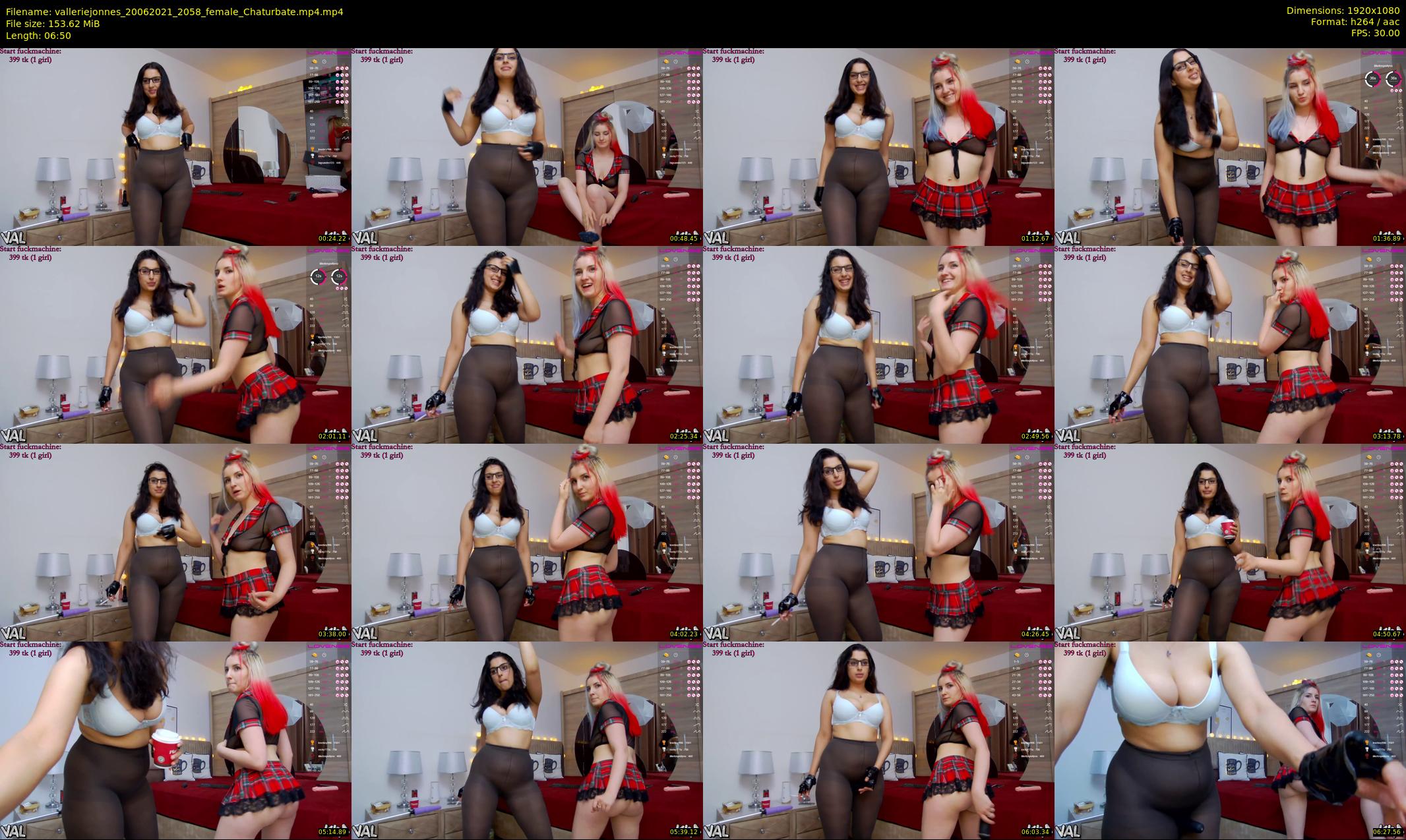 valleriejonnes — 7 minute Chaturbate female cam show recording, 1080p, Jun 20, 2021