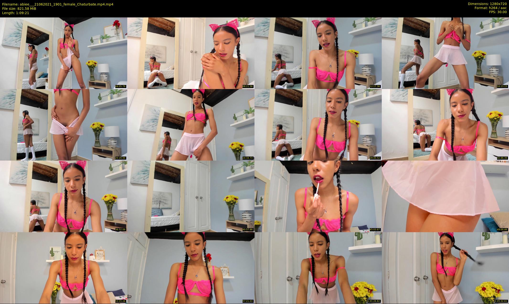 abiee__ — 70 minute Chaturbate female cam show recording, 720p, Jun 21, 2021